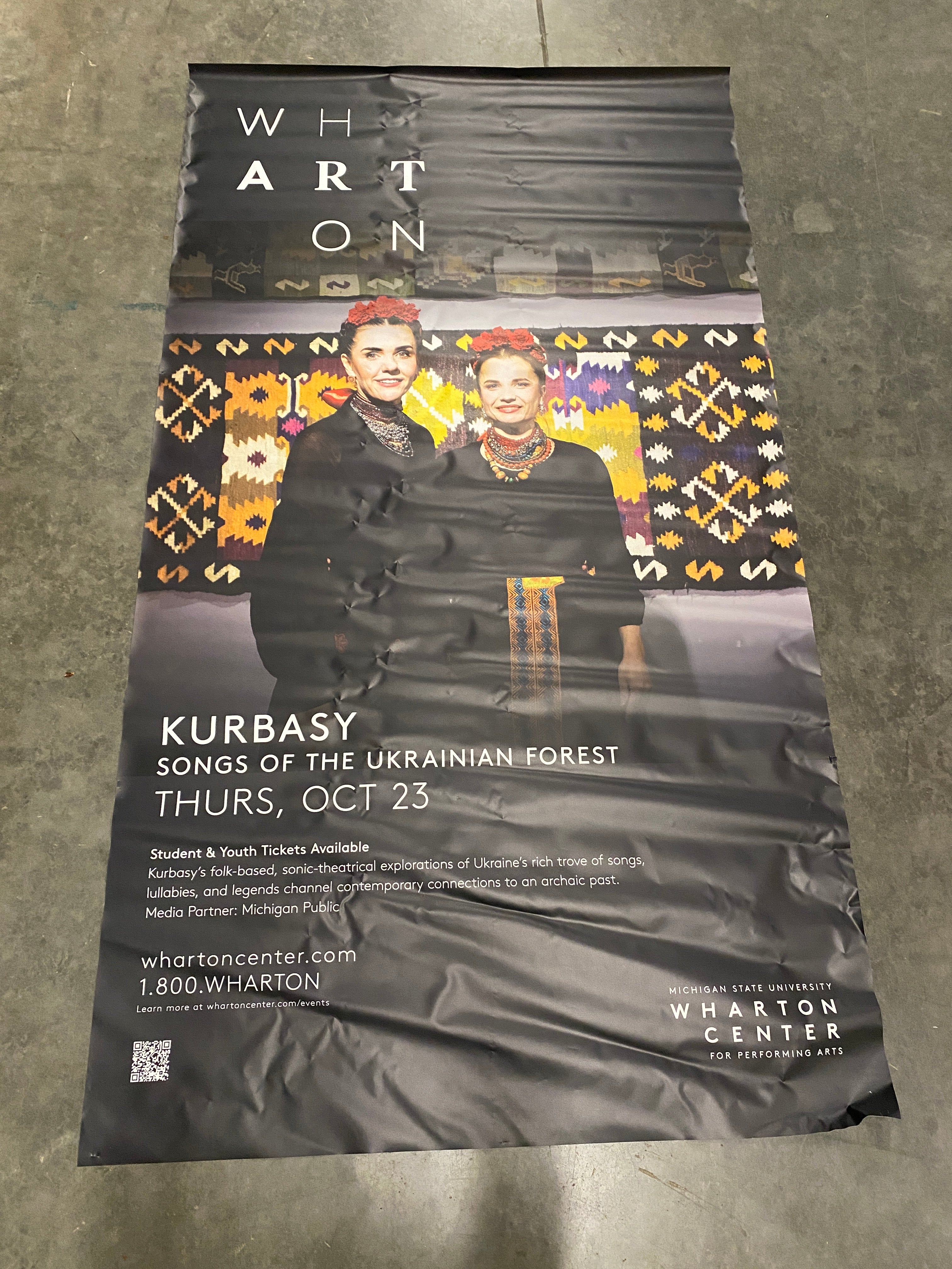Wharton Center 'Kurbasy Songs of the Ukrainian Forest' Promotional Poster