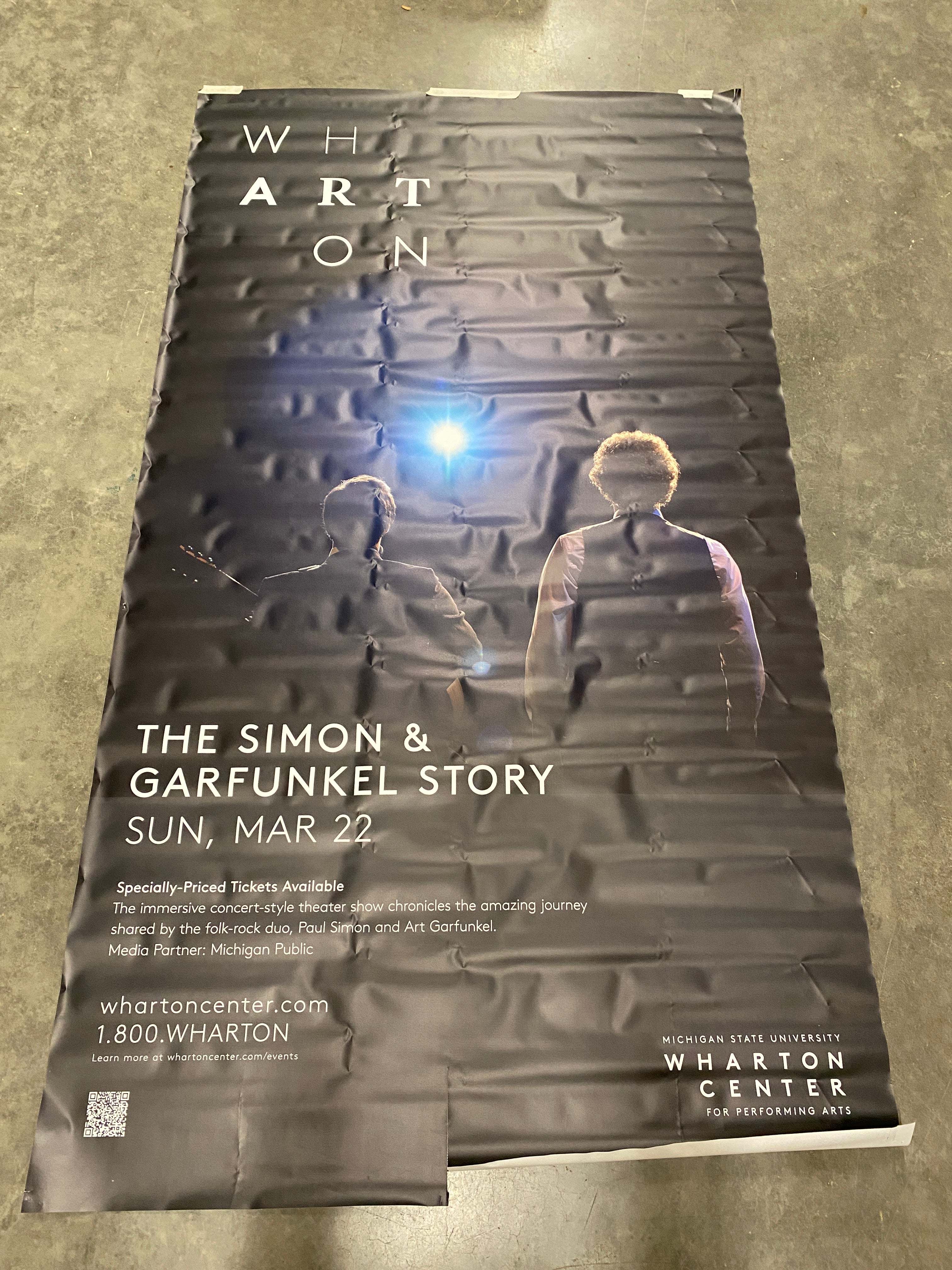 Wharton Center 'The Simon & Garfunkel Story' Promotional Poster