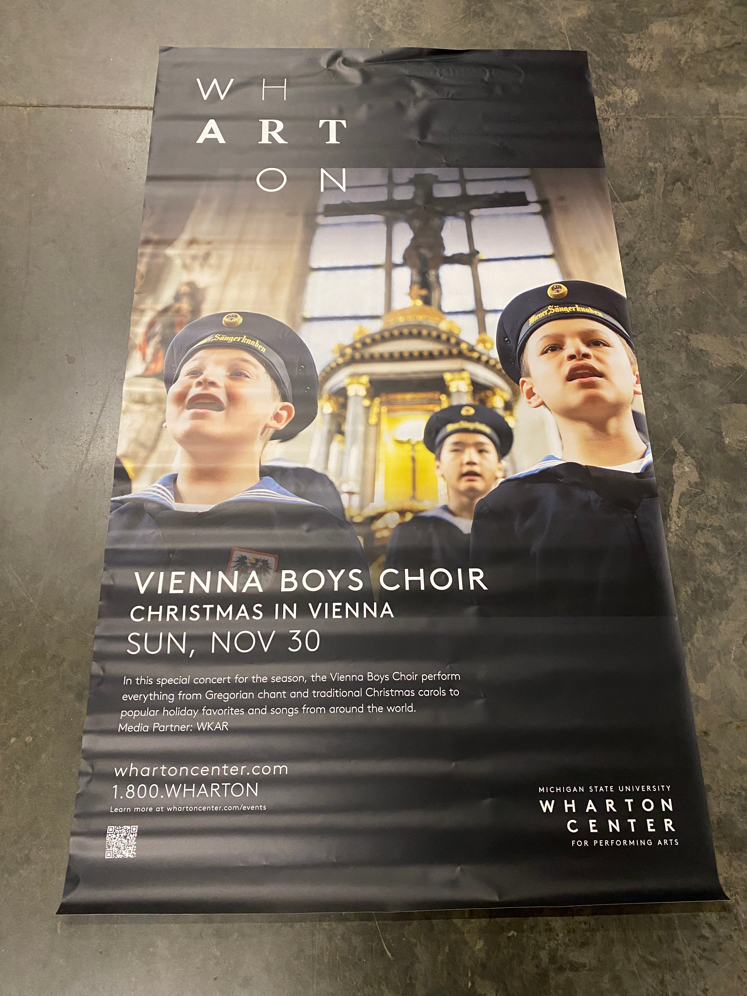 Wharton Center 'Vienna Boy's Choir, Christmas in Vienna' Promotional Poster