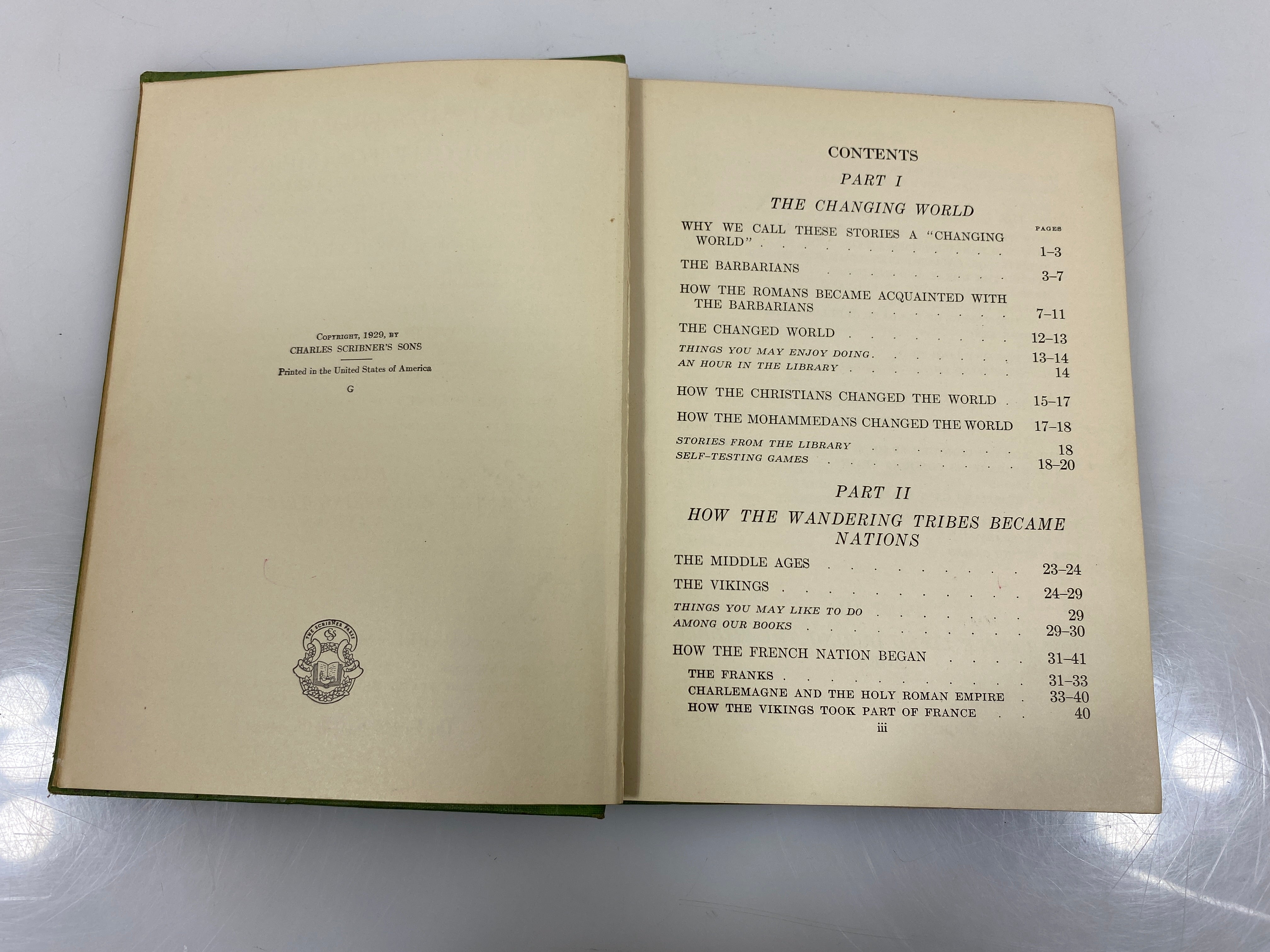 What Men From Europe Brought to America by Clark/Gordy Ex-Library 1929 HC