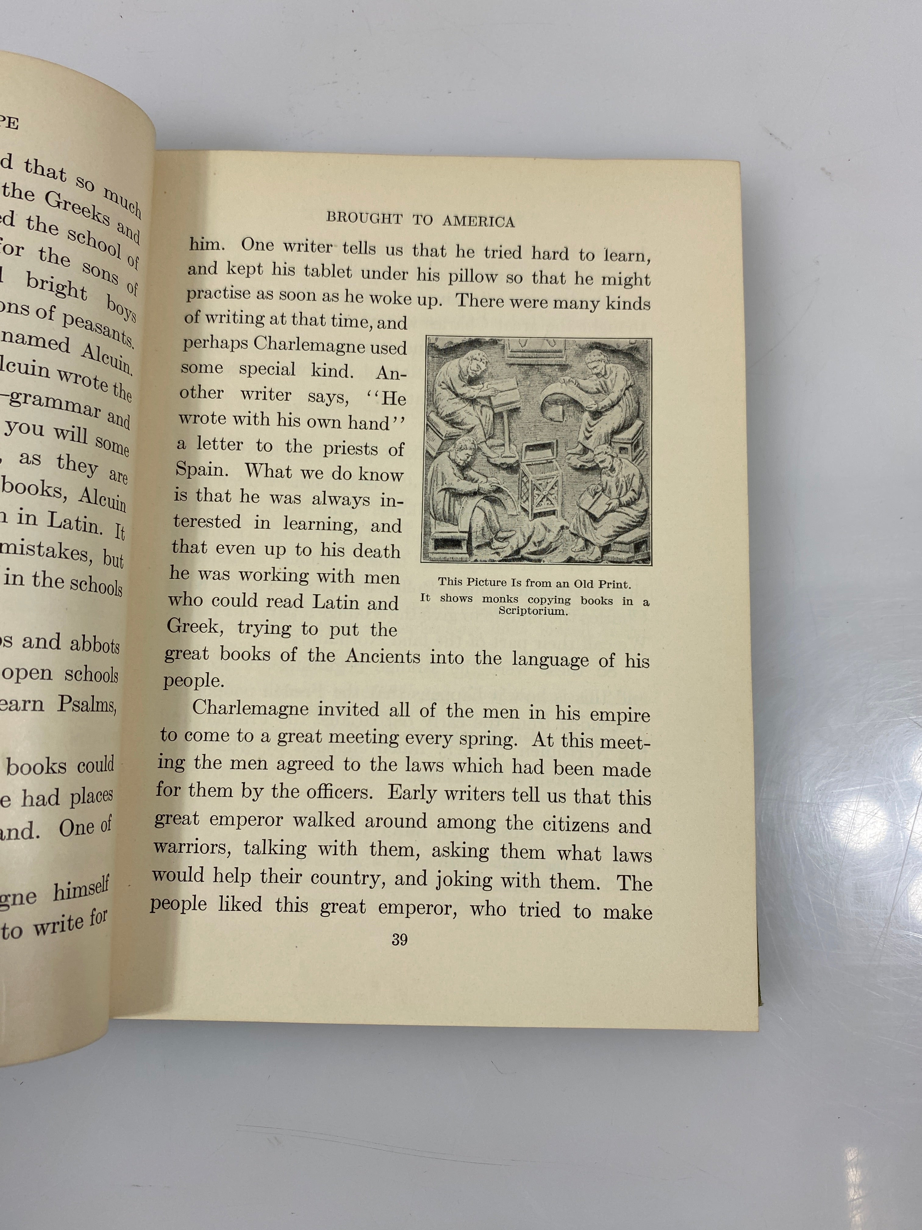What Men From Europe Brought to America by Clark/Gordy Ex-Library 1929 HC