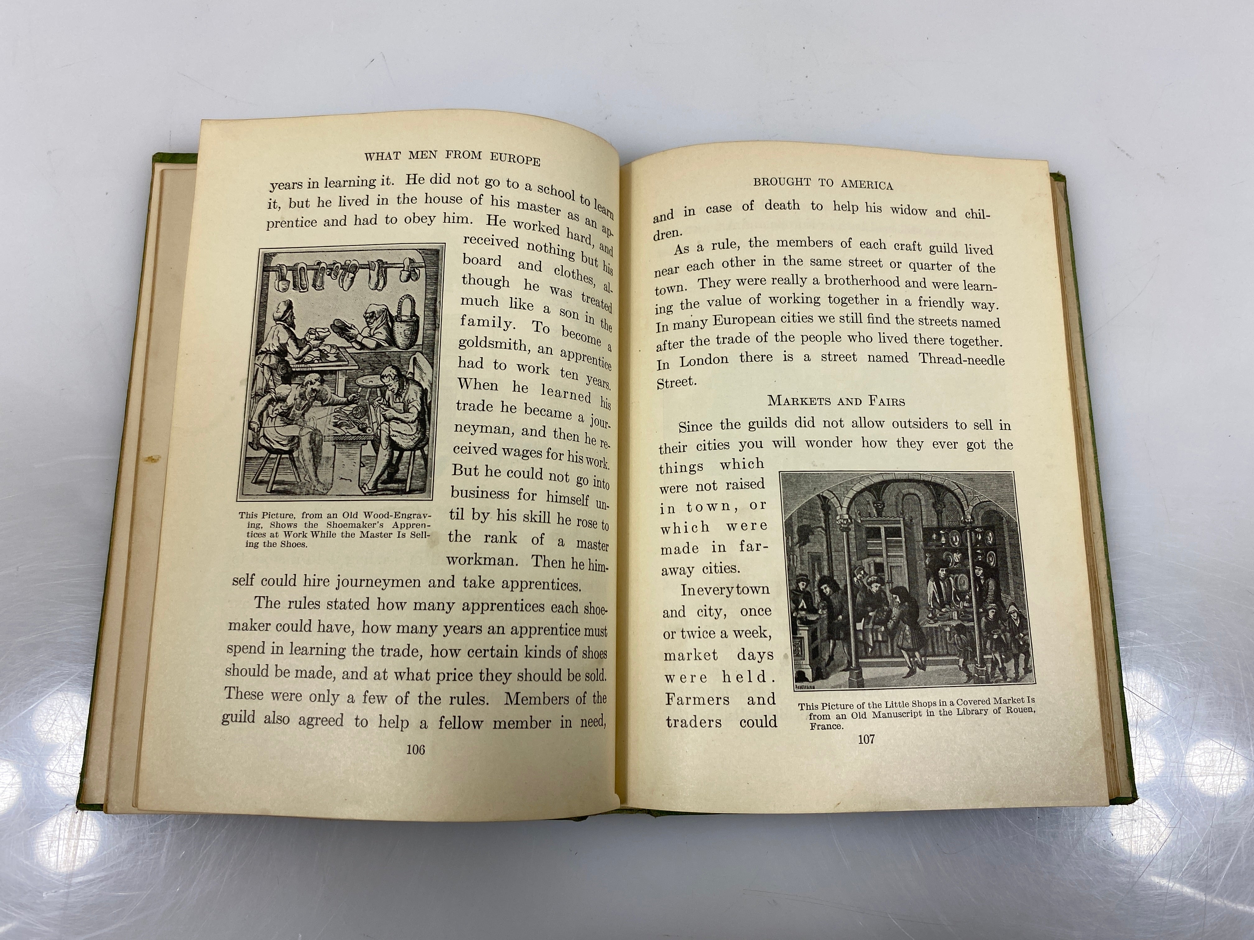 What Men From Europe Brought to America by Clark/Gordy Ex-Library 1929 HC