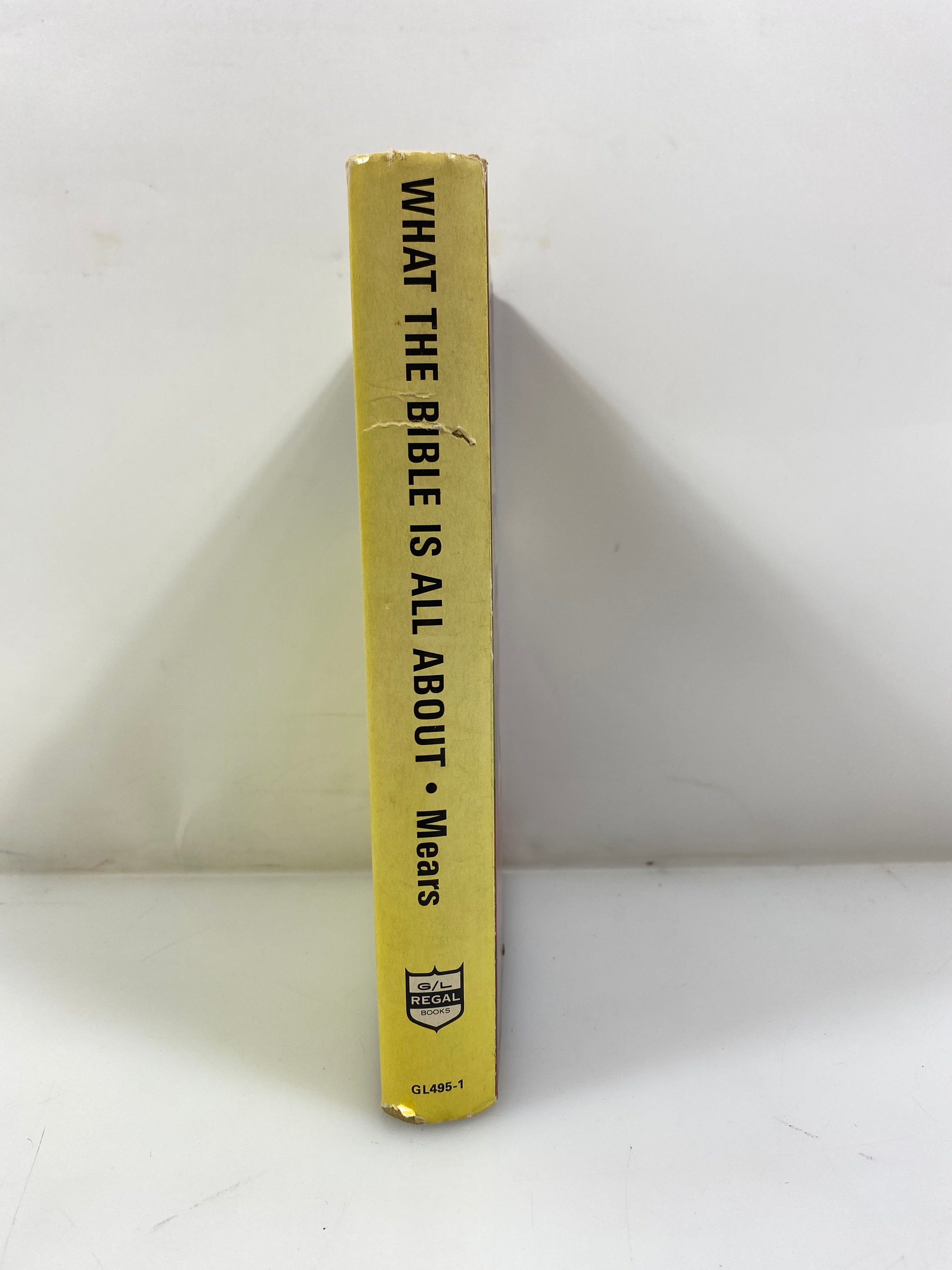 What the Bible is All About by Mears 1966 HCDJ