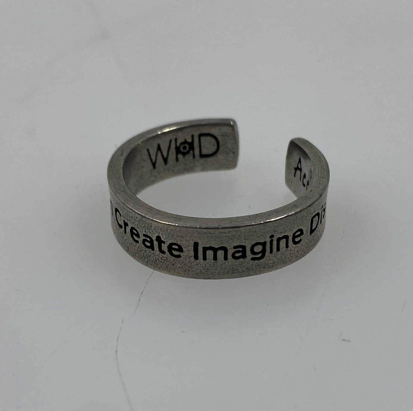 WHD Explore Dream Create Imagine Discover Adjustable Ring