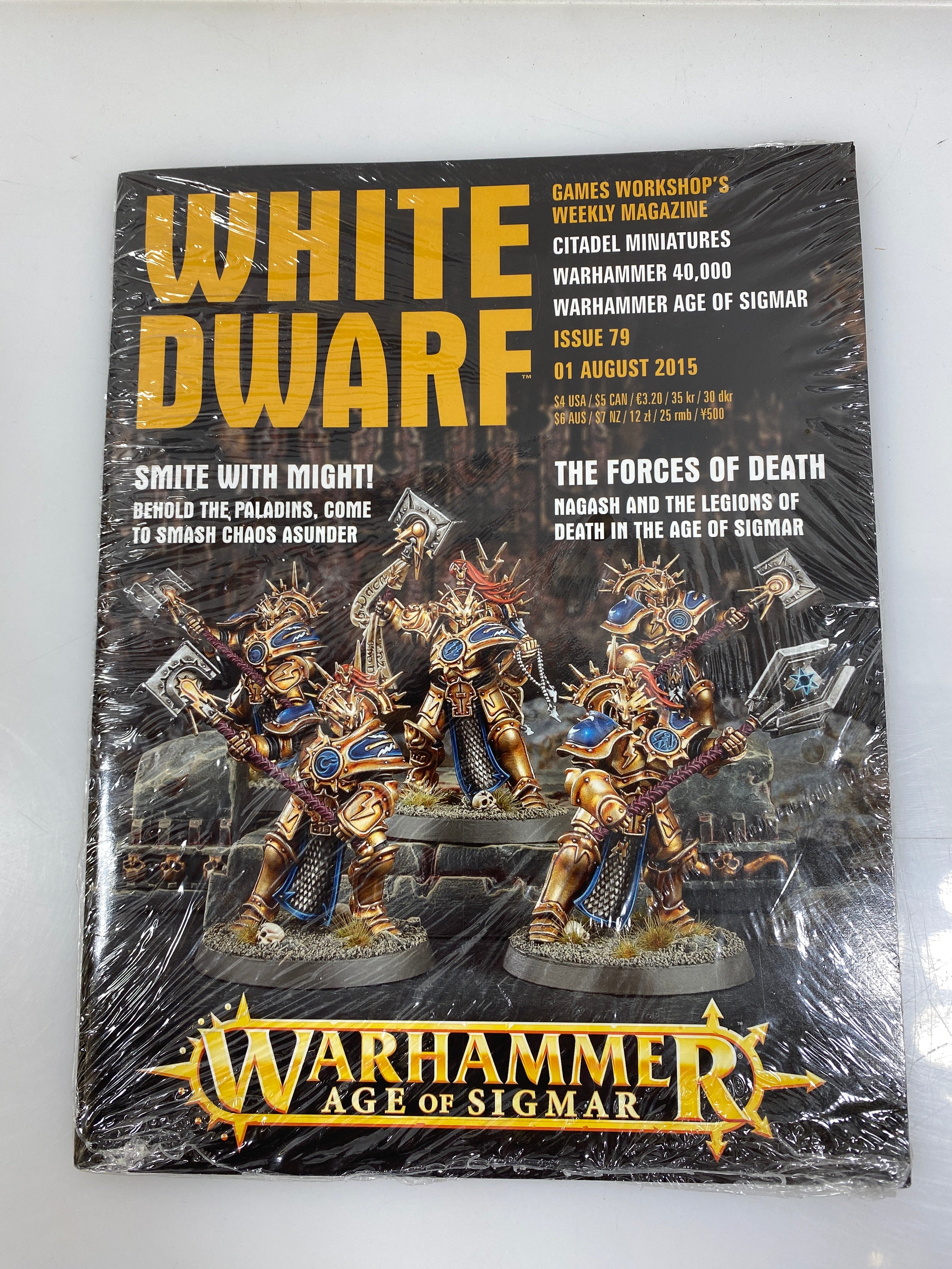 White Dwarf Warhammer Games Workshop Issue 79 August 2015 *Sealed*