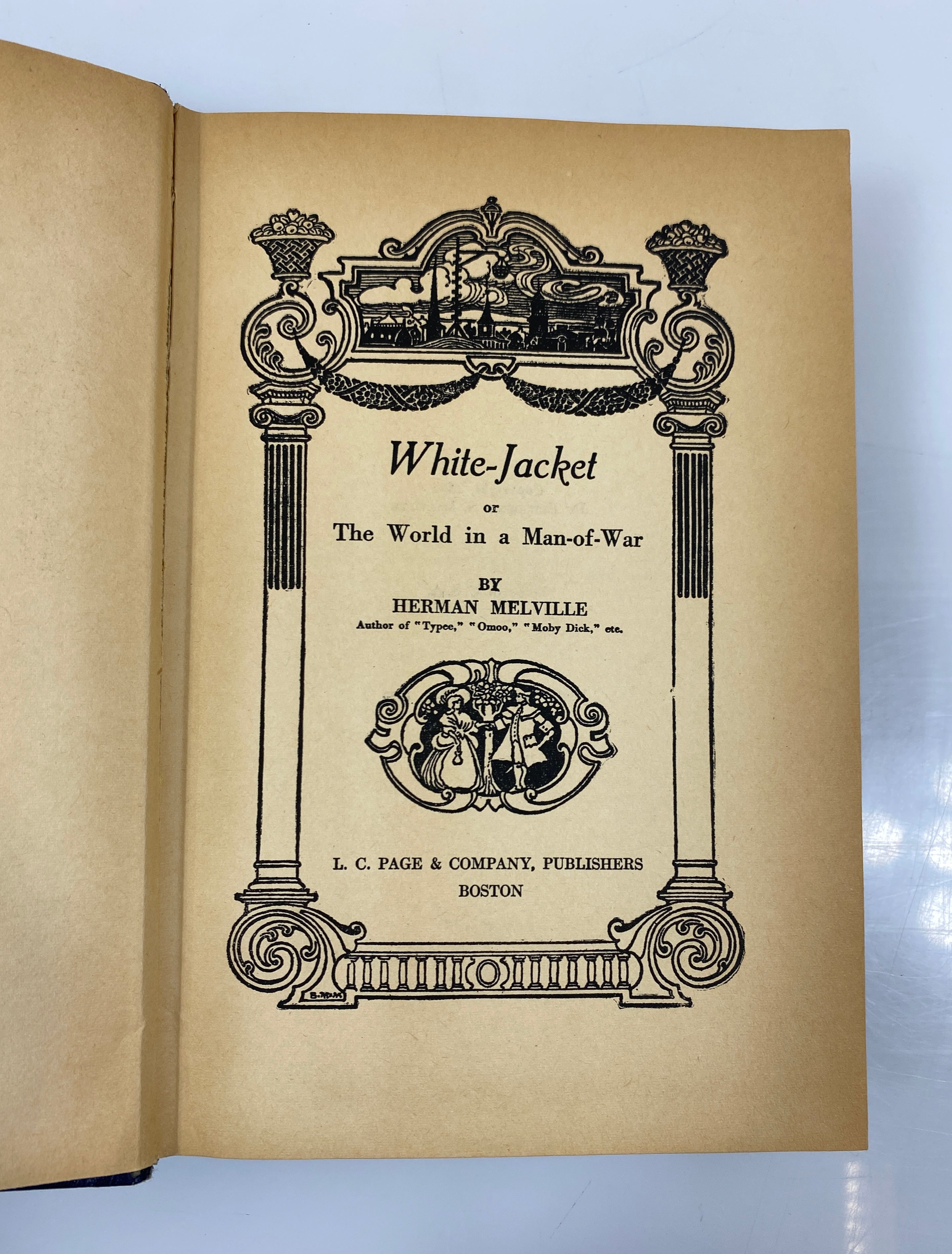 White Jacket by Herman Melville 9th Print 1950 HC