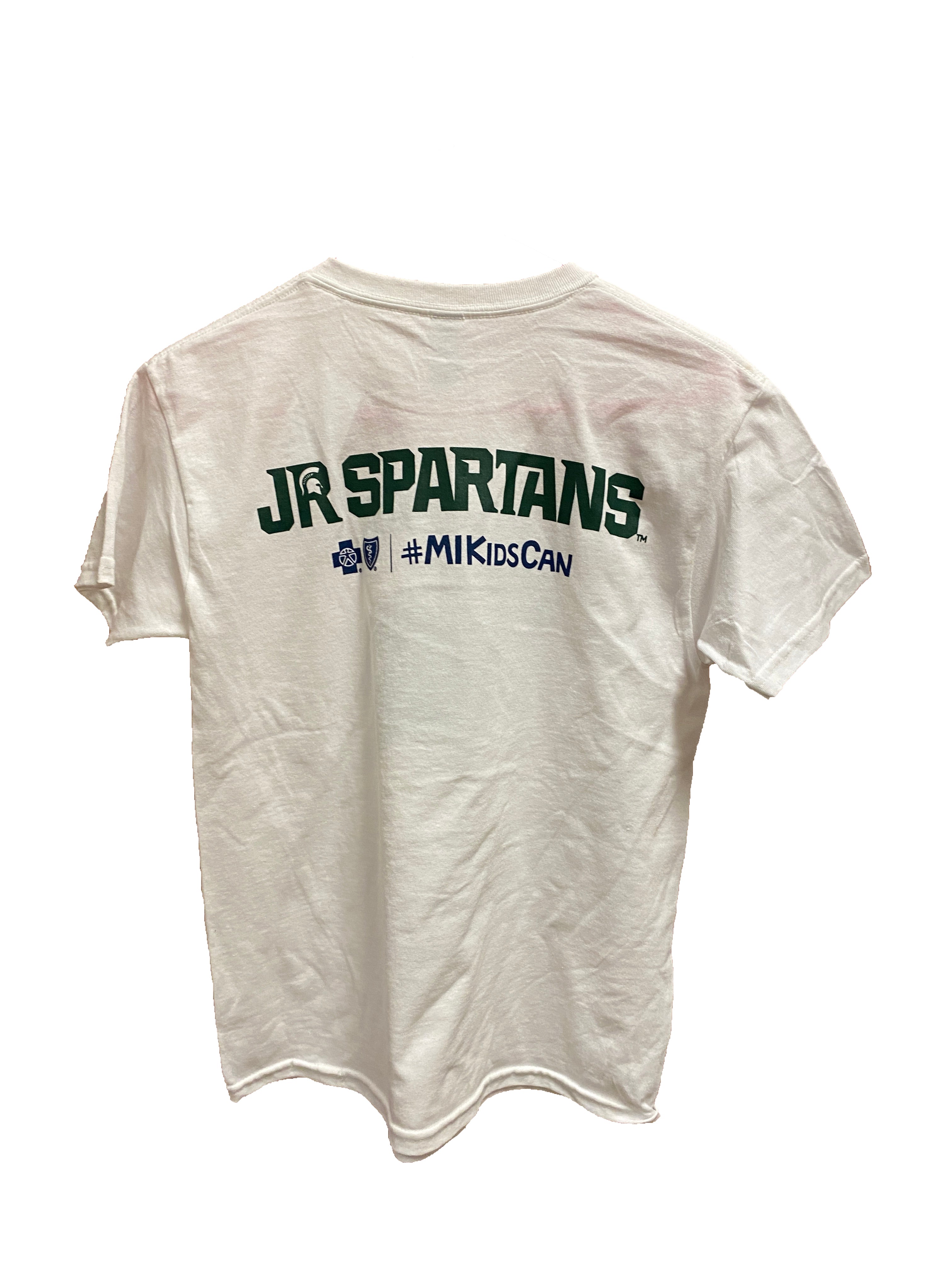 White Jr. Spartans T-Shirt Adult Size 2XL