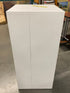 White Left Opening Cabinet w/ Drawers and Shelves
