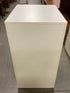 White Left Opening Cabinet w/ Drawers and Shelves 45"