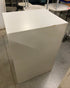 White Left Opening Cabinet w/ Drawers and Shelves 45"