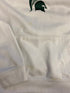 White Michigan State Hooded Sweatshirt Men's Size XL