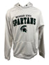 White Michigan State Hooded Sweatshirt Men's Size XL