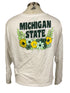 White Michigan State Long Sleeve T-Shirt Women's Size XL
