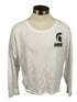White Michigan State Long Sleeve T-Shirt Women's Size XL