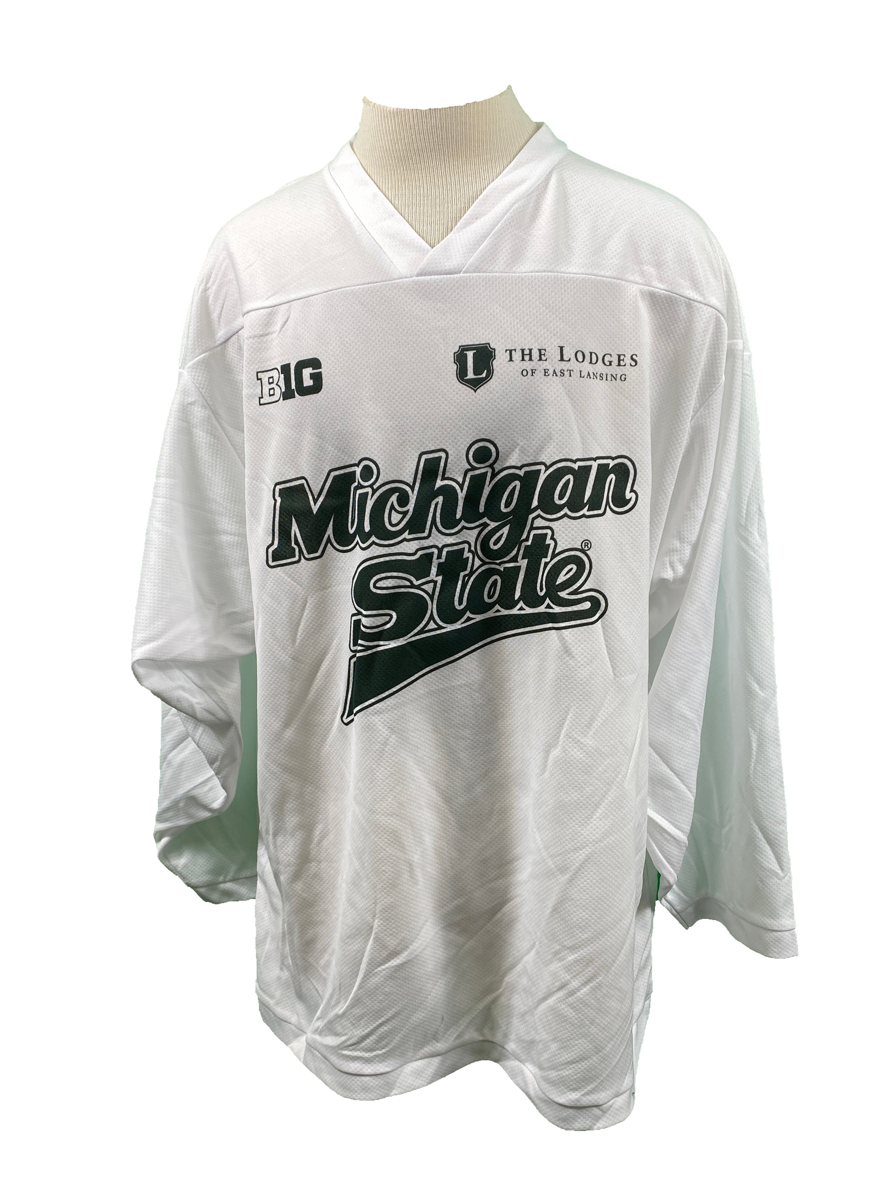 White Munnsters MSU Hockey Jersey Unisex Size L