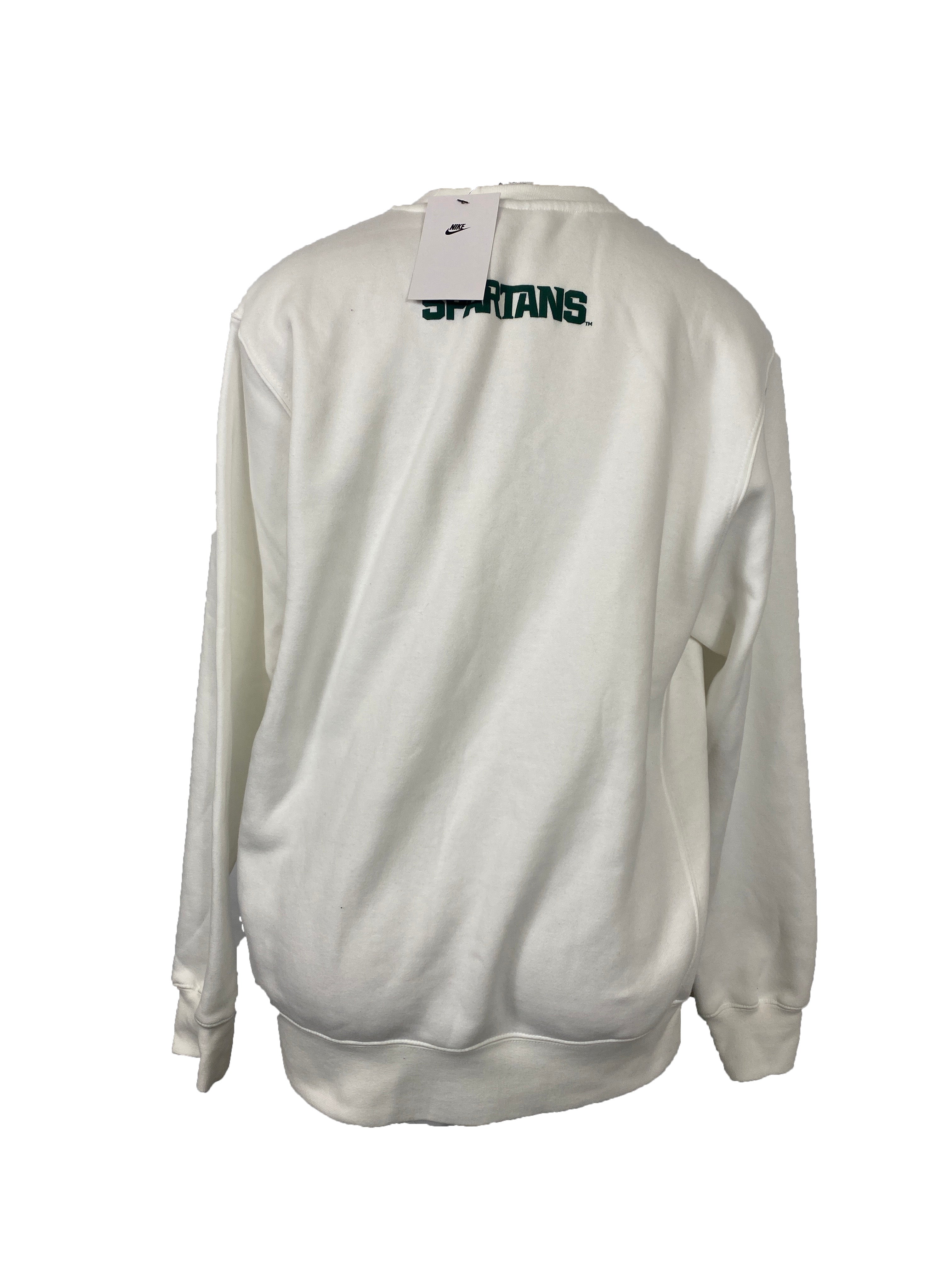 White Nike Crewneck Sweatshirt Men's Size M