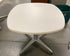 White Rounded Laminate Table #2