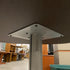 White Rounded Laminate Table #2