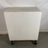 White Shelf Cart w/ Removeable Door