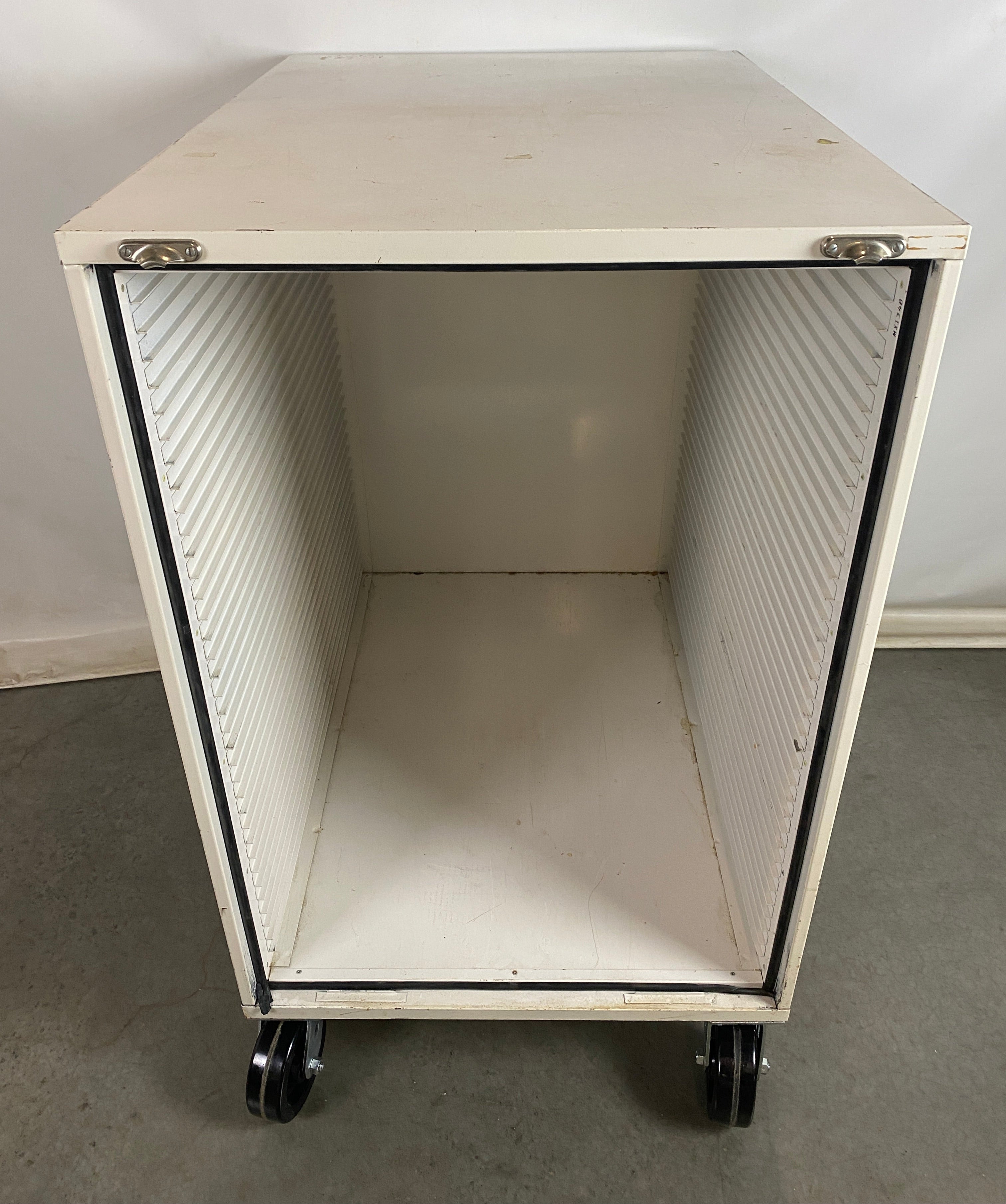 White Shelf Cart w/ Removeable Door