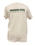 White Spartan Vault MSU Gymnastics T-Shirt Men's Size L