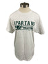 White Spartan Volleyball Short Sleeve T-Shirt Unisex Size M