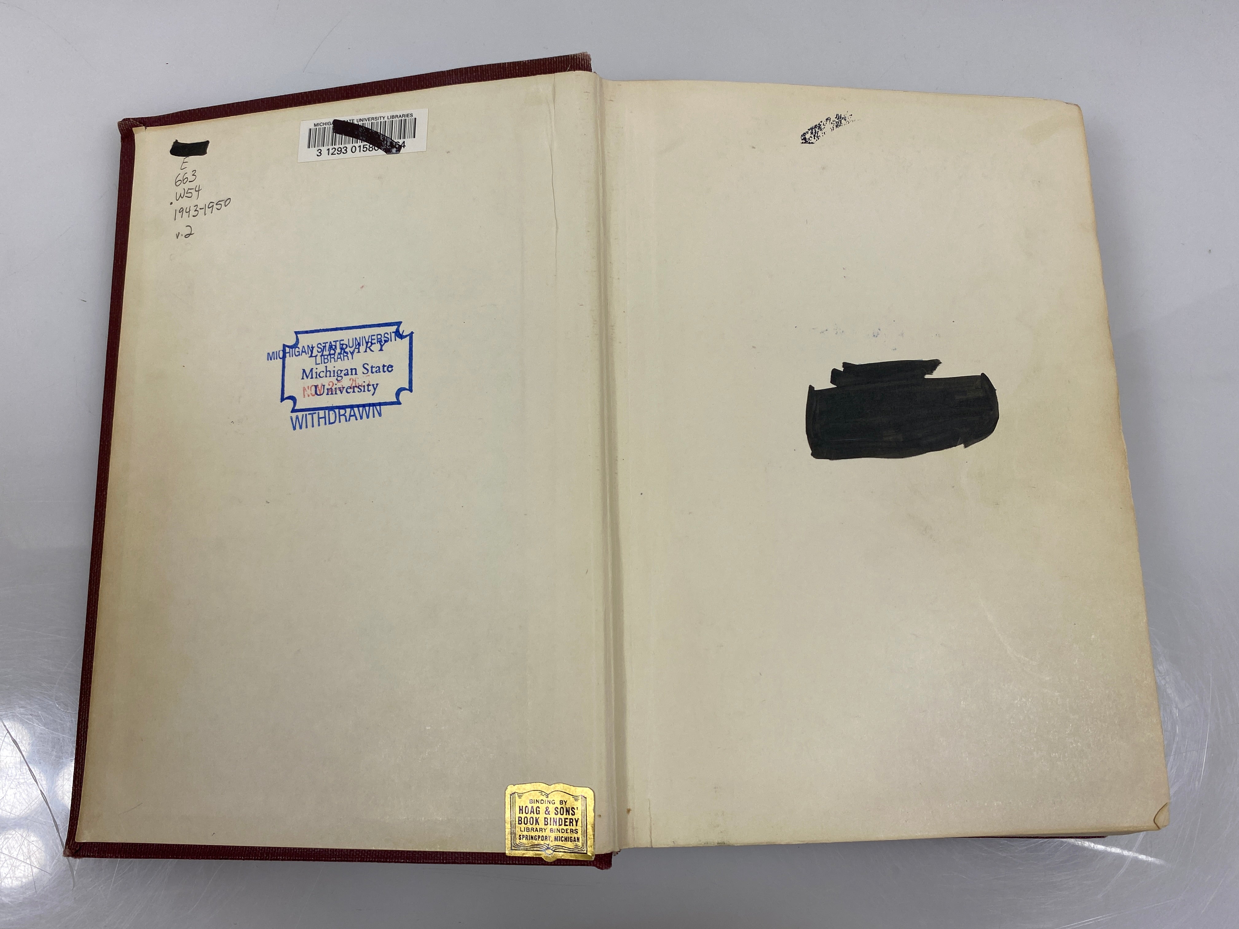 Who Was Who in America Vol. 2 Ex-library 1950 HC