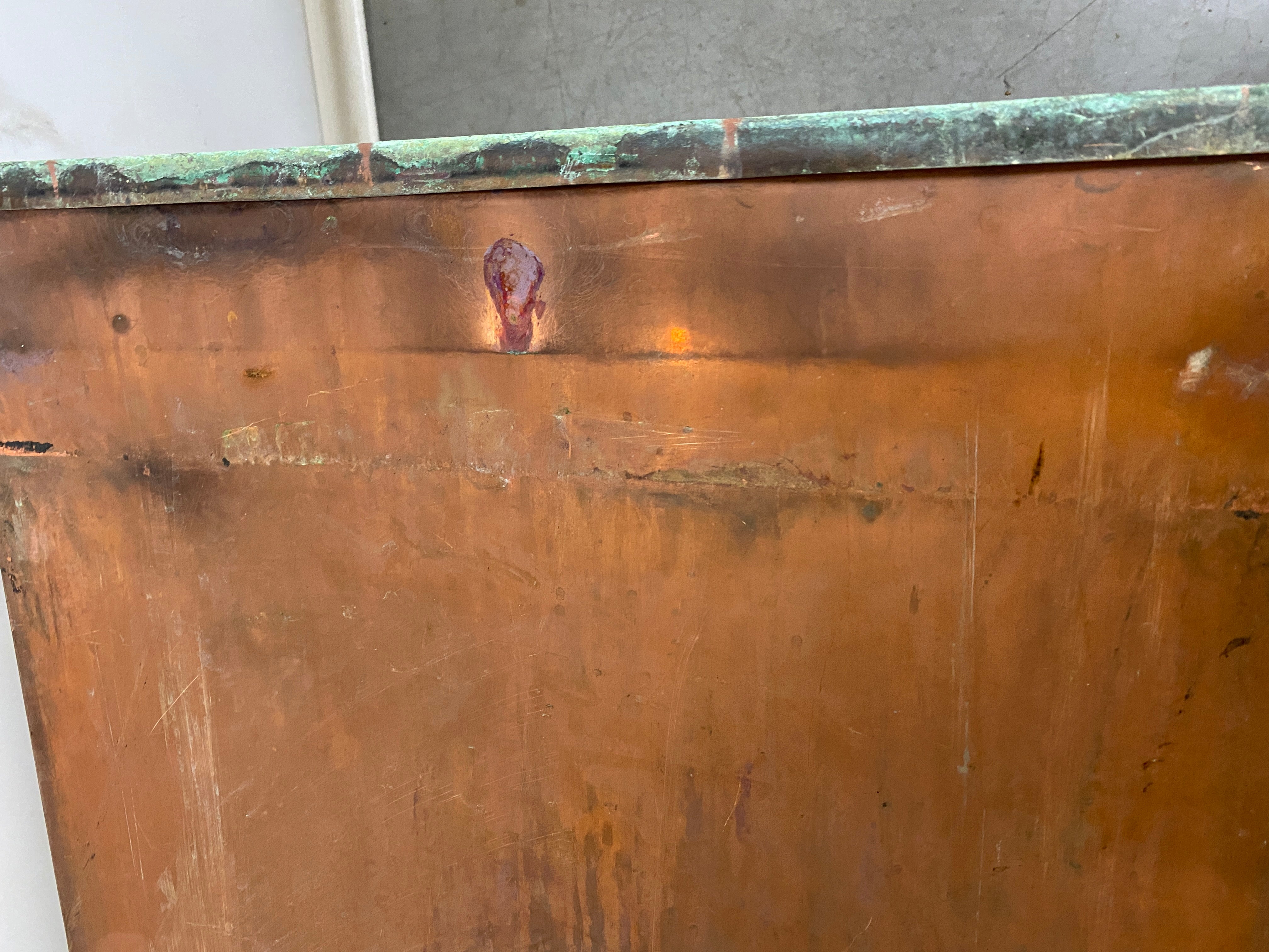 Wide Copper Flashing Panel