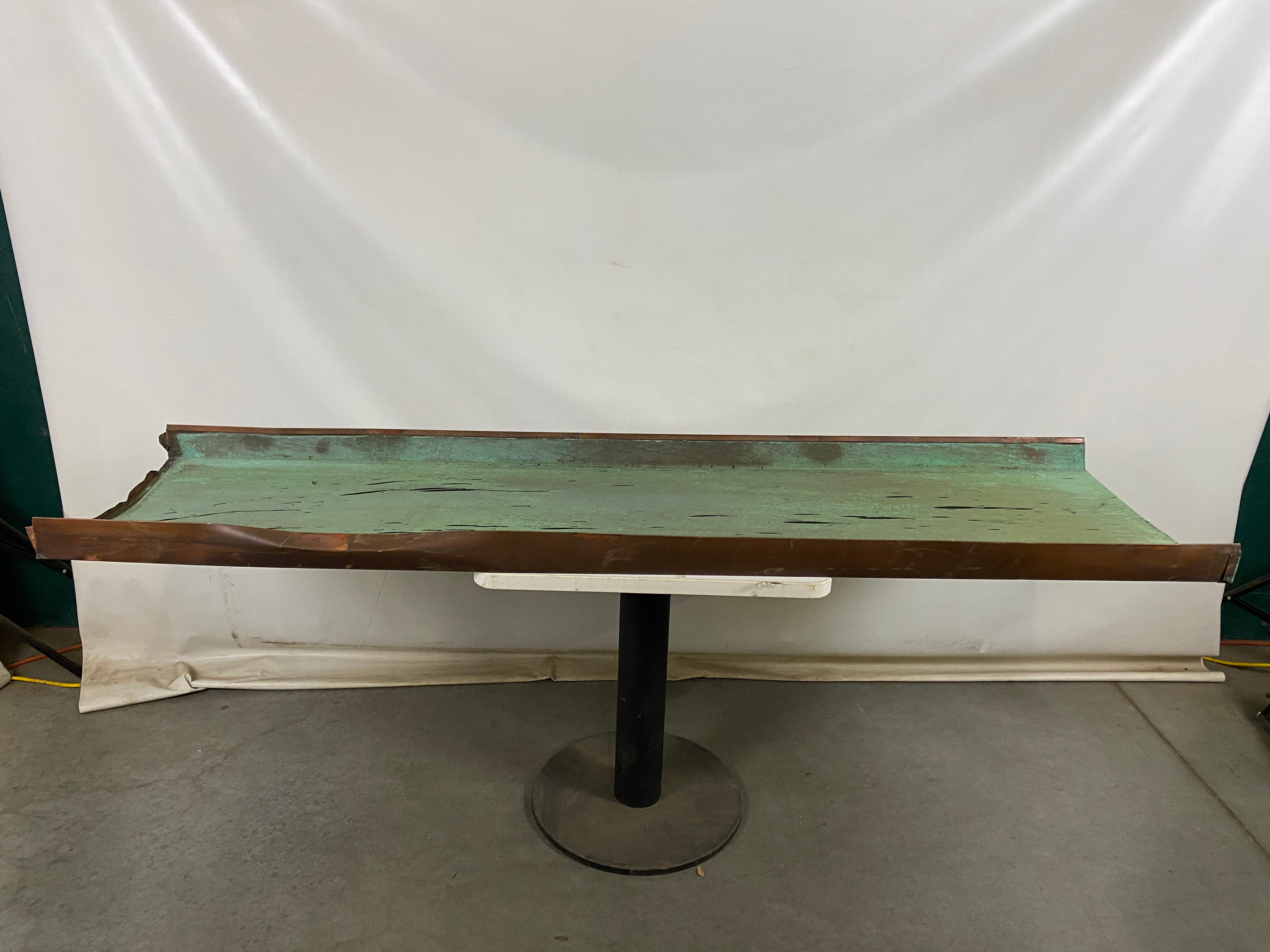 Wide Copper Flashing Panel