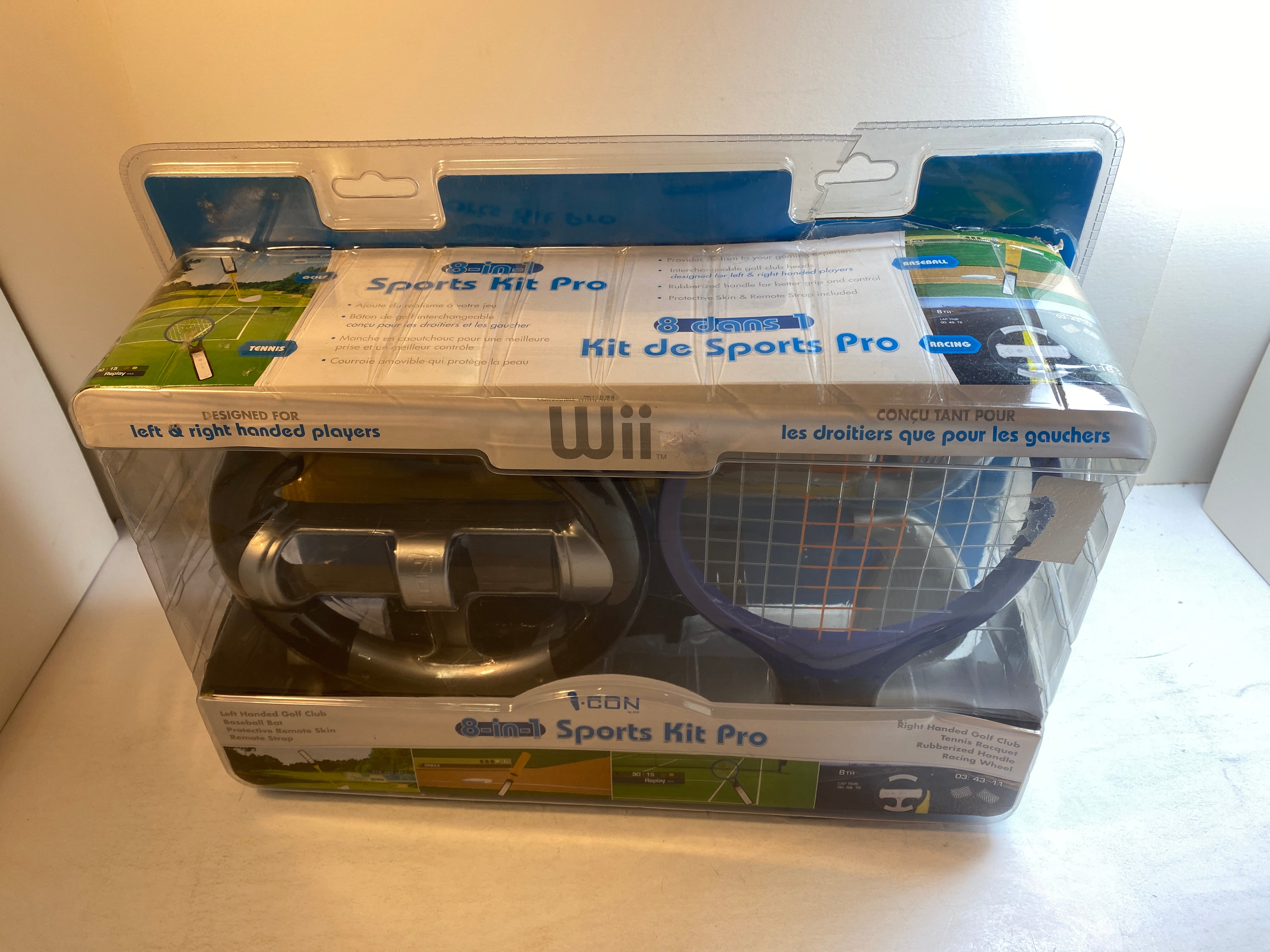 Wii 8 in 1 Sports Kit Pro Accessory Set 2008