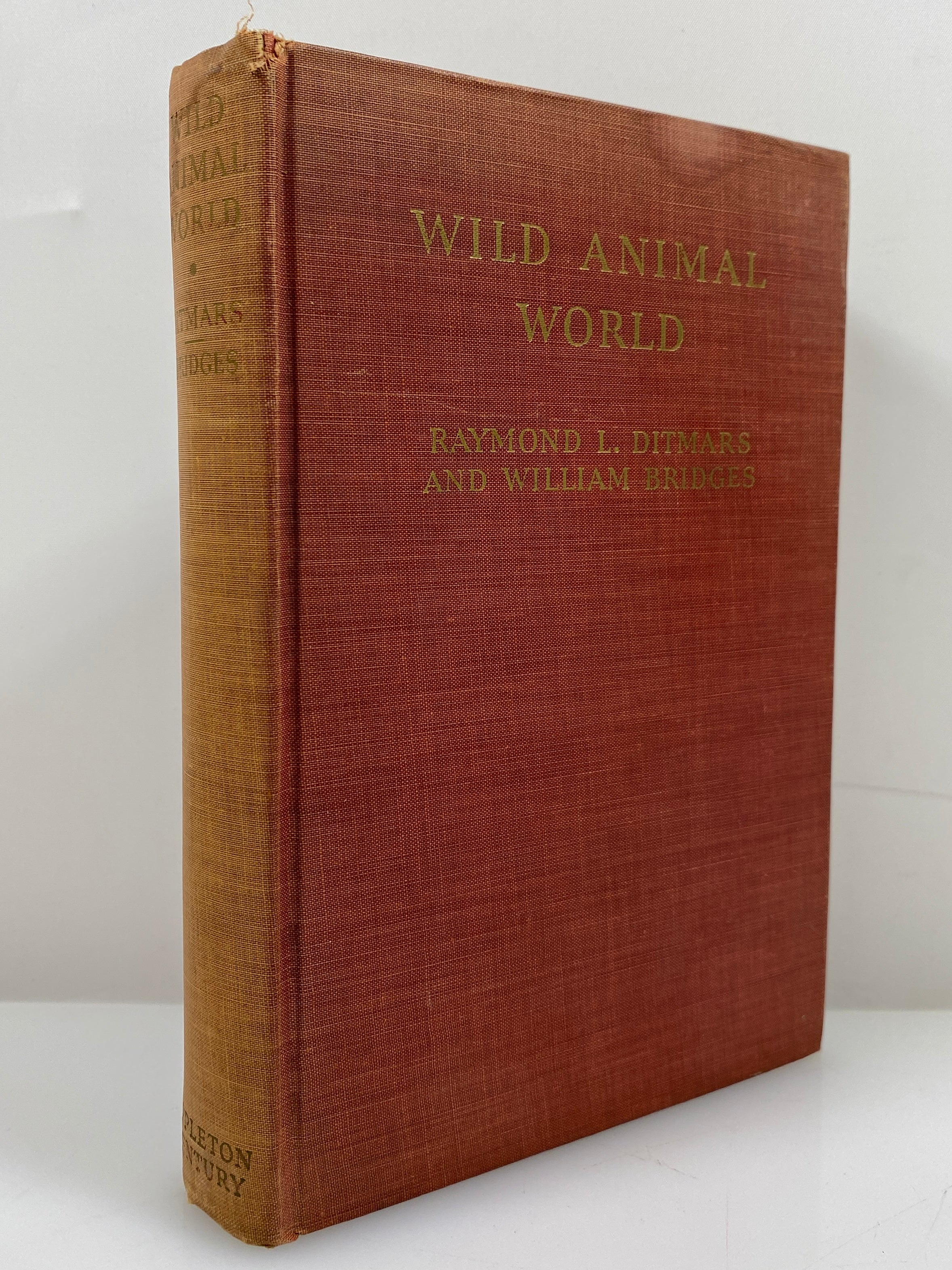 Wild Animal World Behind the Scenes at the Zoo Ditmars/Bridges 1943 Vintage HC