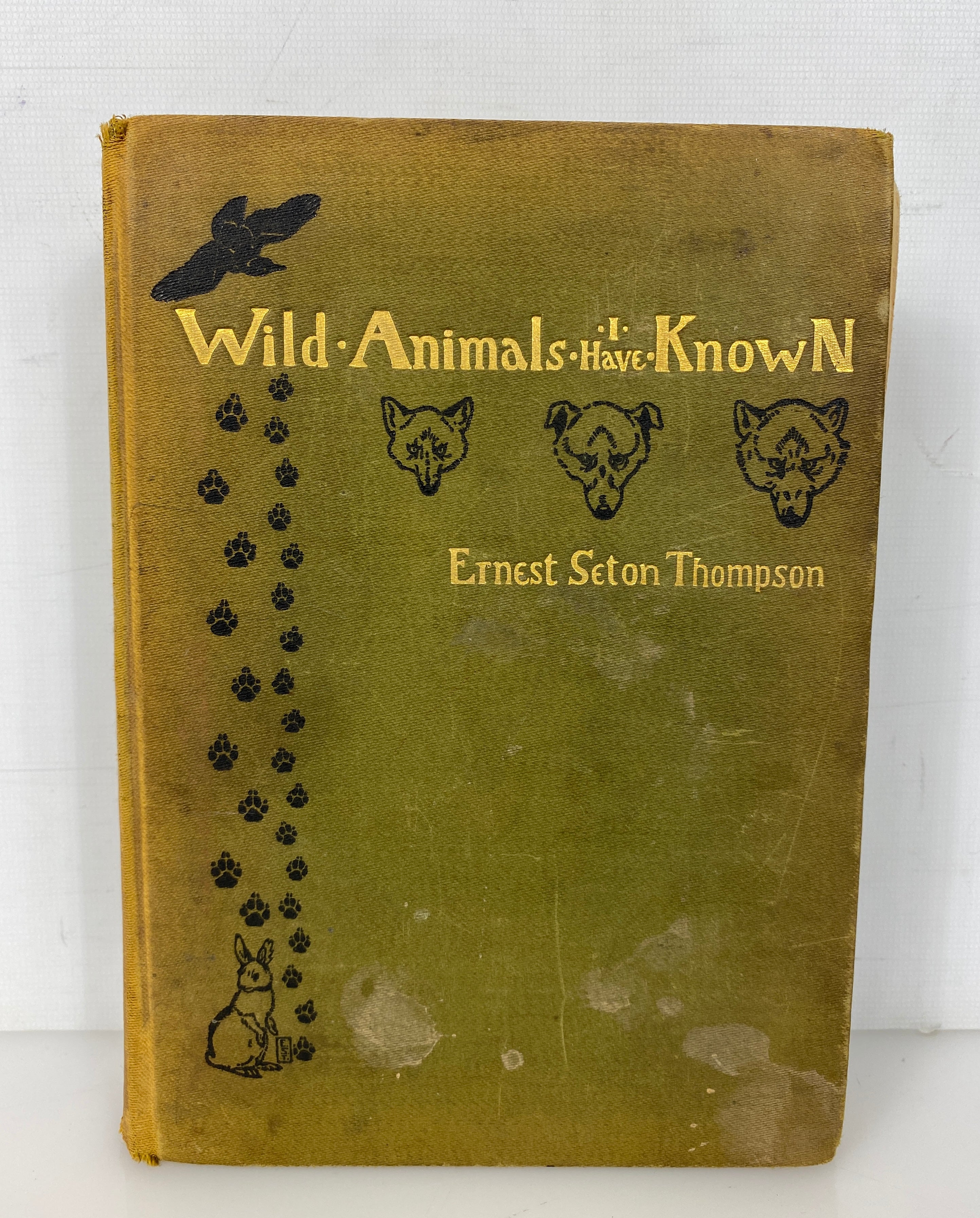 Wild Animals I Have Known Ernest Seton Thompson 1898 Antique 3rd Impression HC
