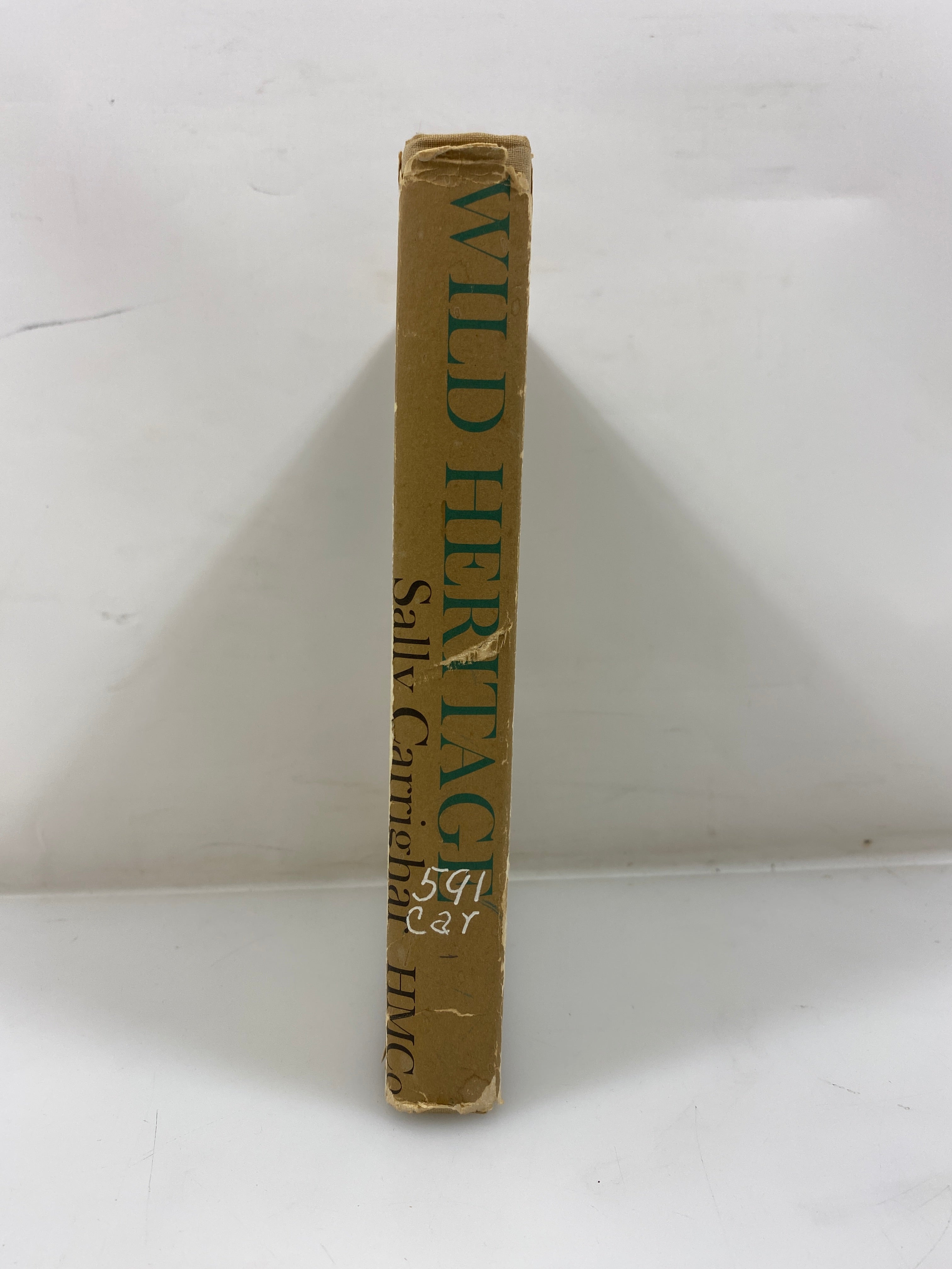 Wild Heritage by Carrighar Ex-library 1965 HCDJ
