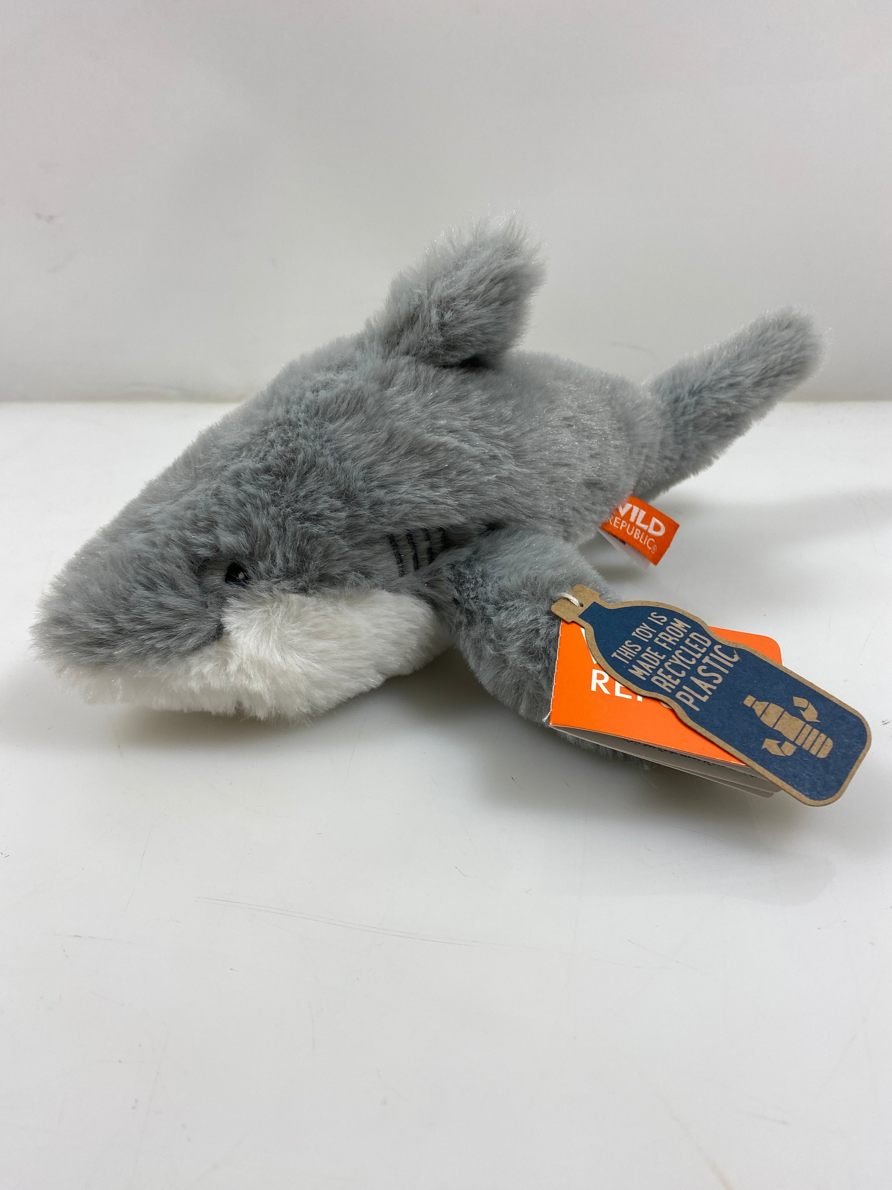 Wild Republic Ecokins Mini Great White Shark Plush Toy