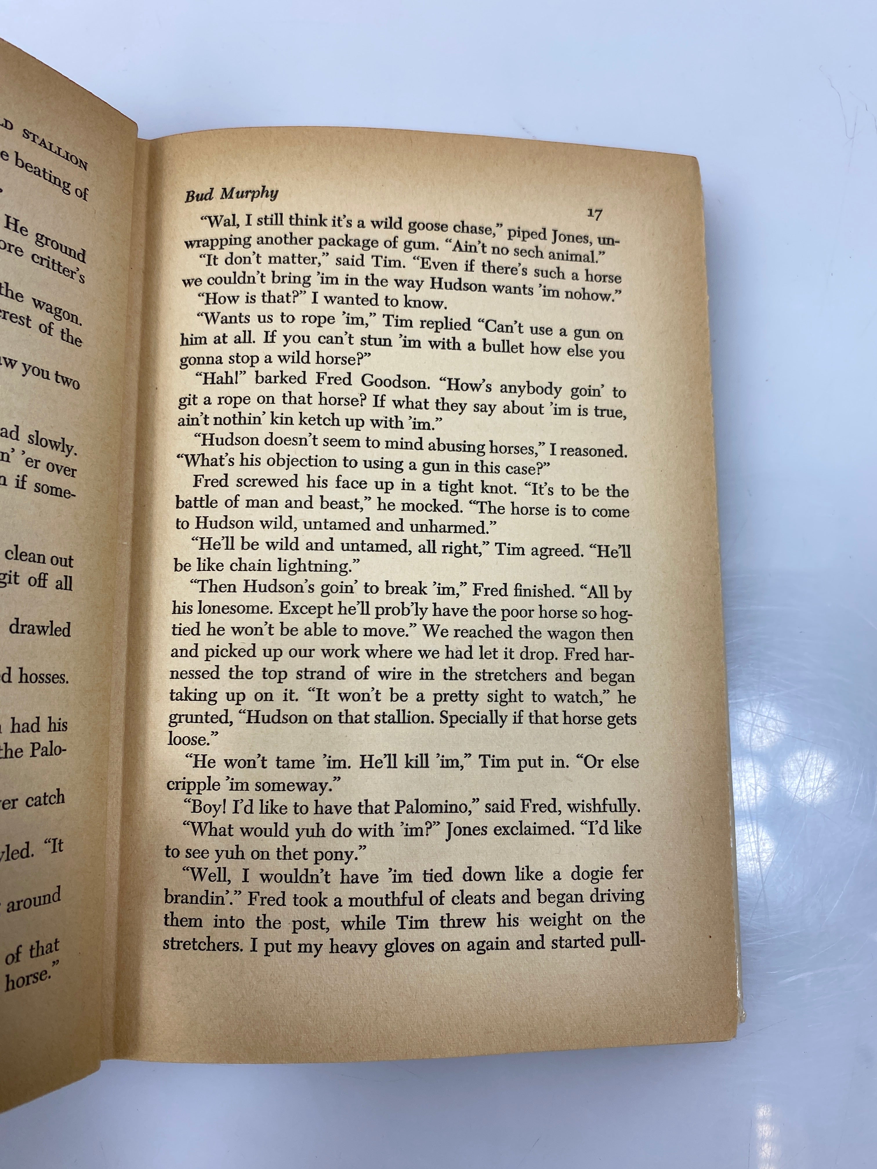 Wild Stallion by Bud Murphy World Junior Library 1952 HCDJ