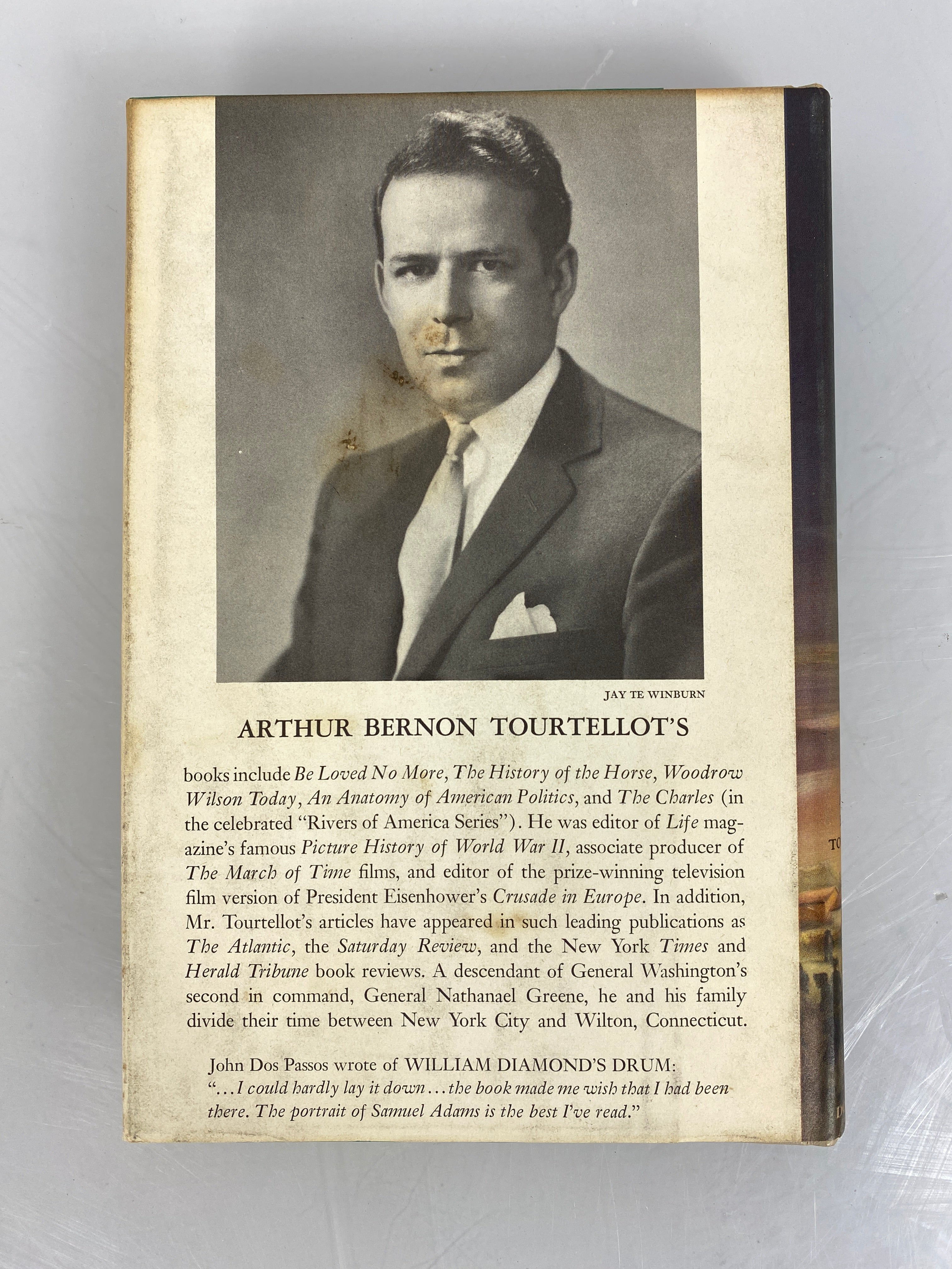 William Drummond's Drum by Arthur Tourtellot American Revolution 1959 HCDJ BCE