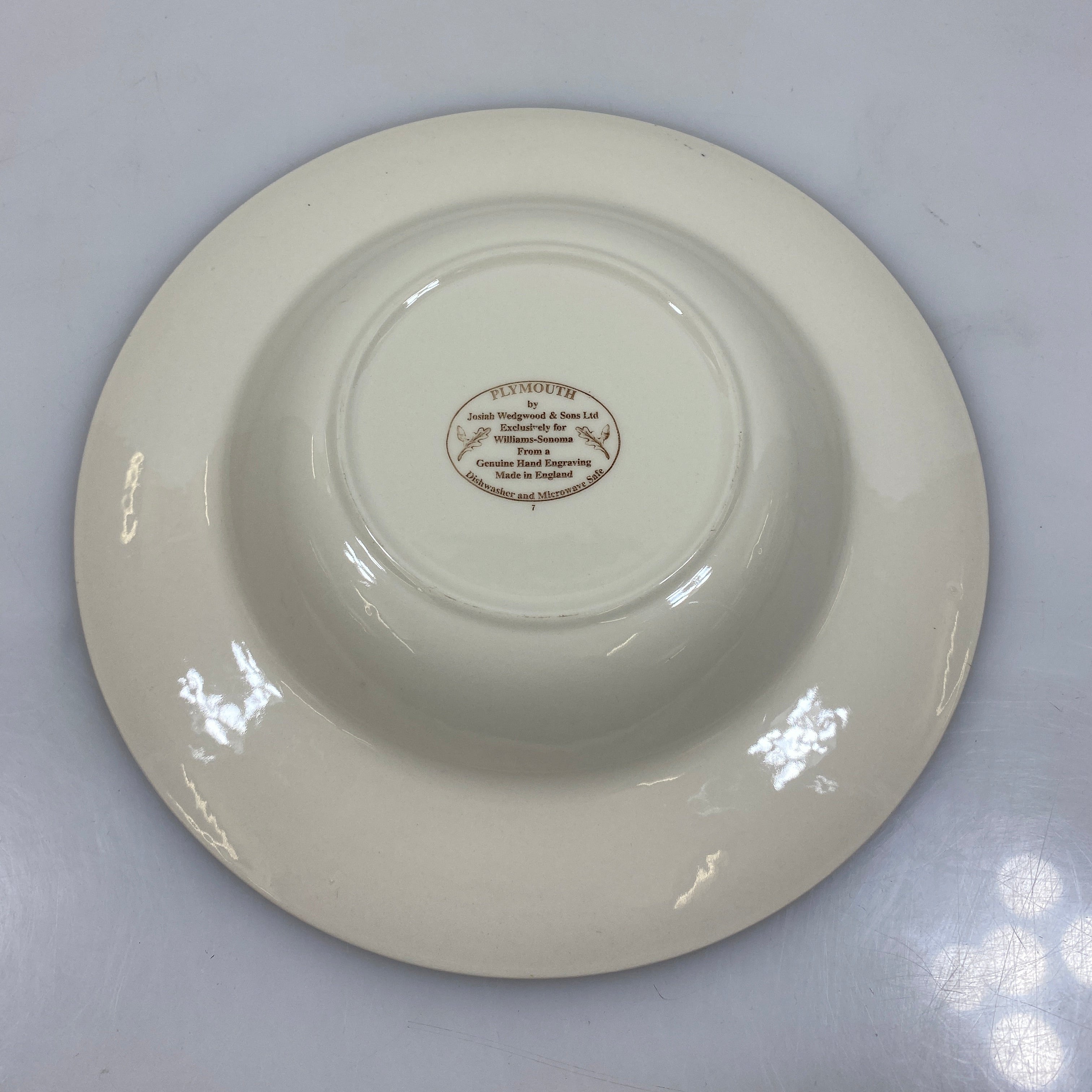 Williams Senoma Plymouth Wedgewood Bowl