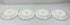Williams Senoma "Woodland Pinecone" Appetizer Plate Set of 4