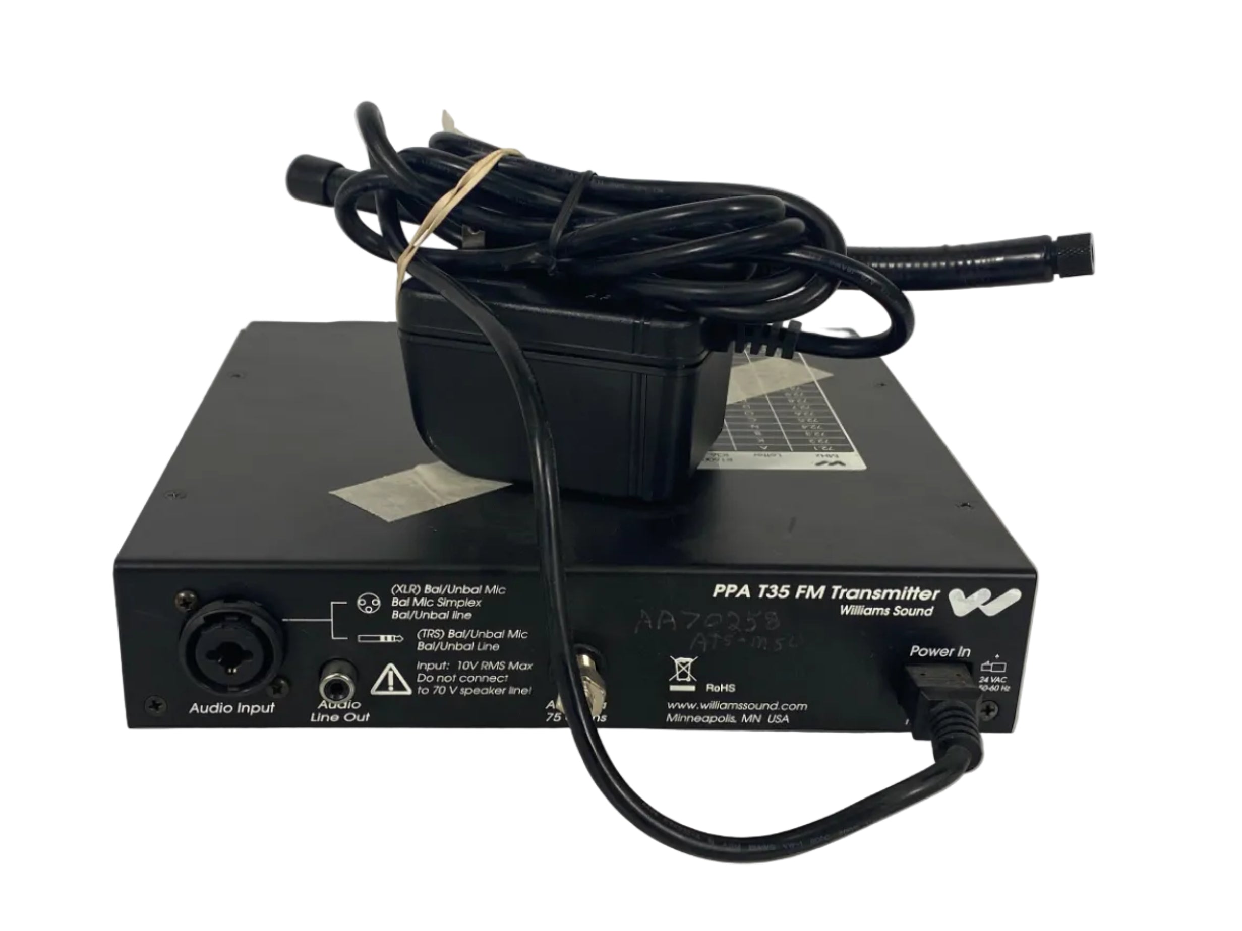 Williams Sound PPA T35 FM Base Station Transmitter for PPA