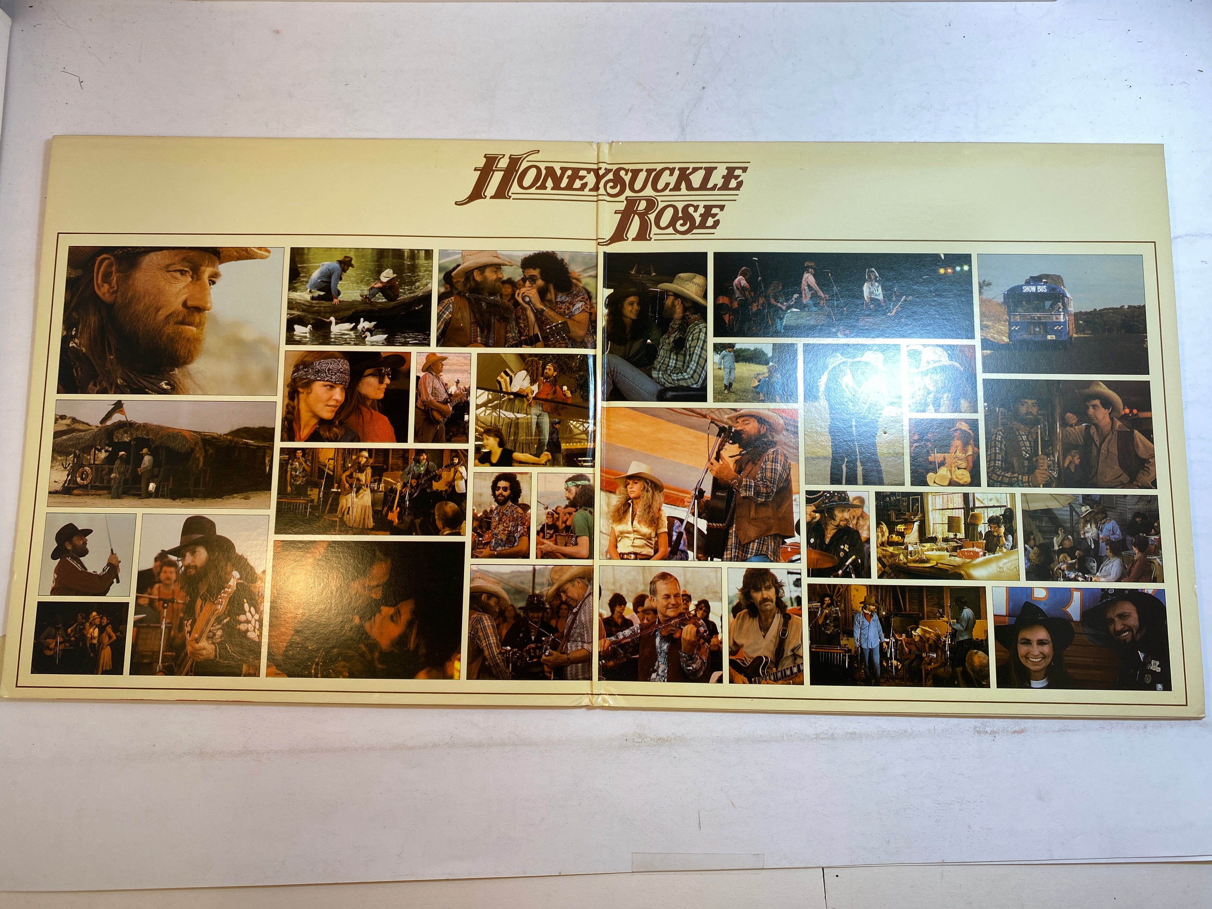 Willie Nelson and Family Honeysuckle Rose vinyl record 1980