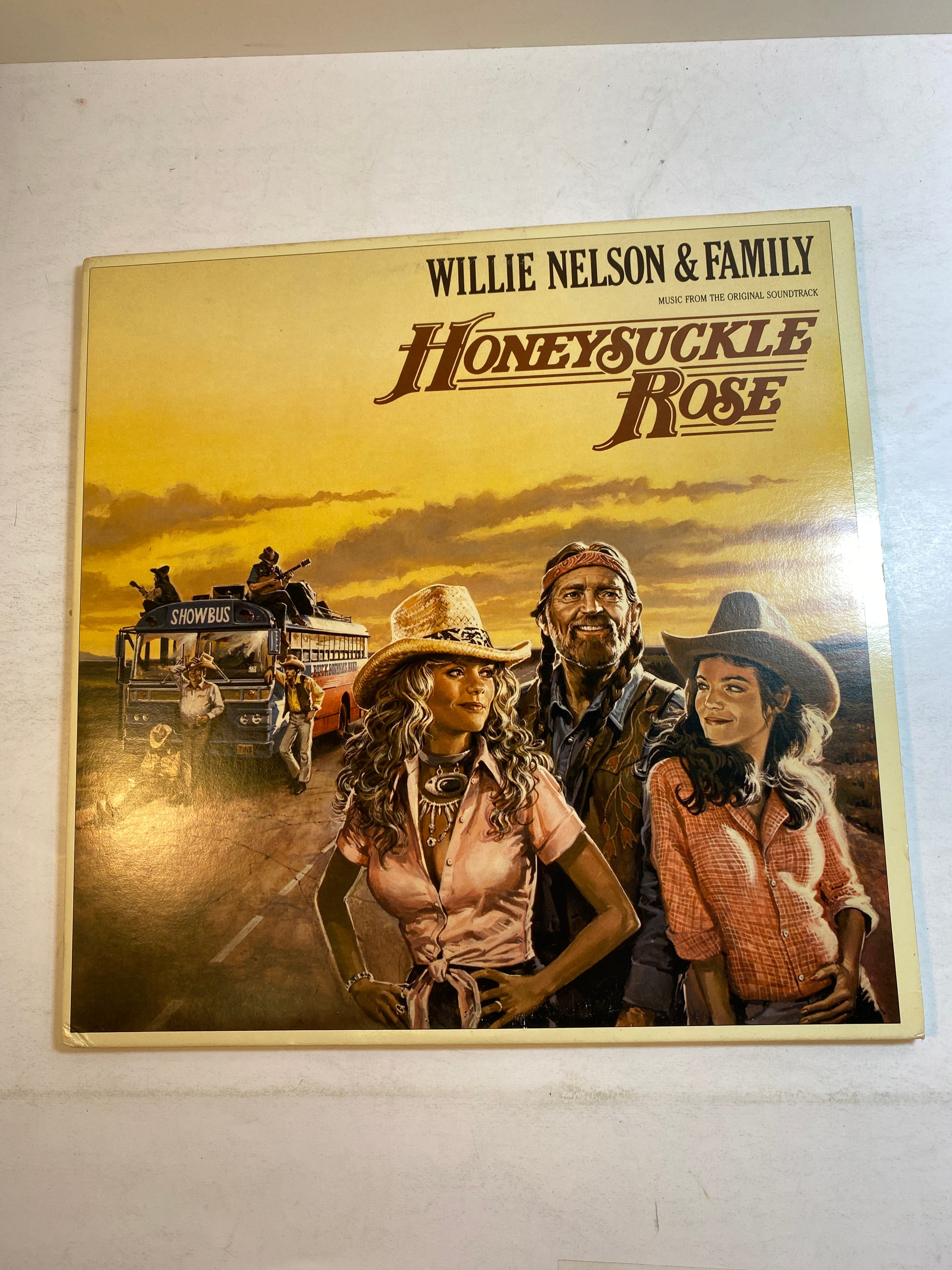 Willie Nelson and Family Honeysuckle Rose vinyl record 1980