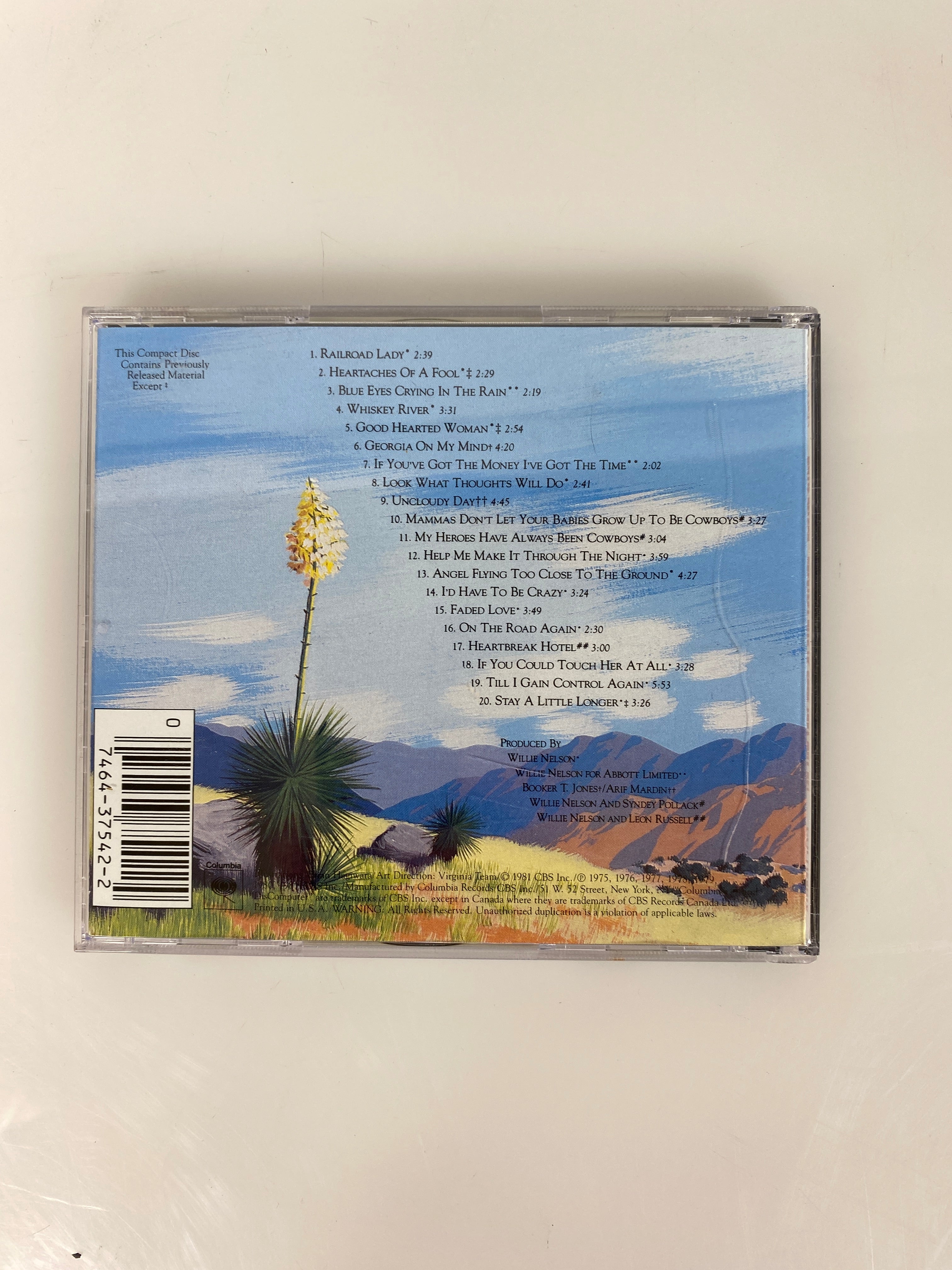 Willie Nelson's Greatest Hits and Some That Will Be CD 1981