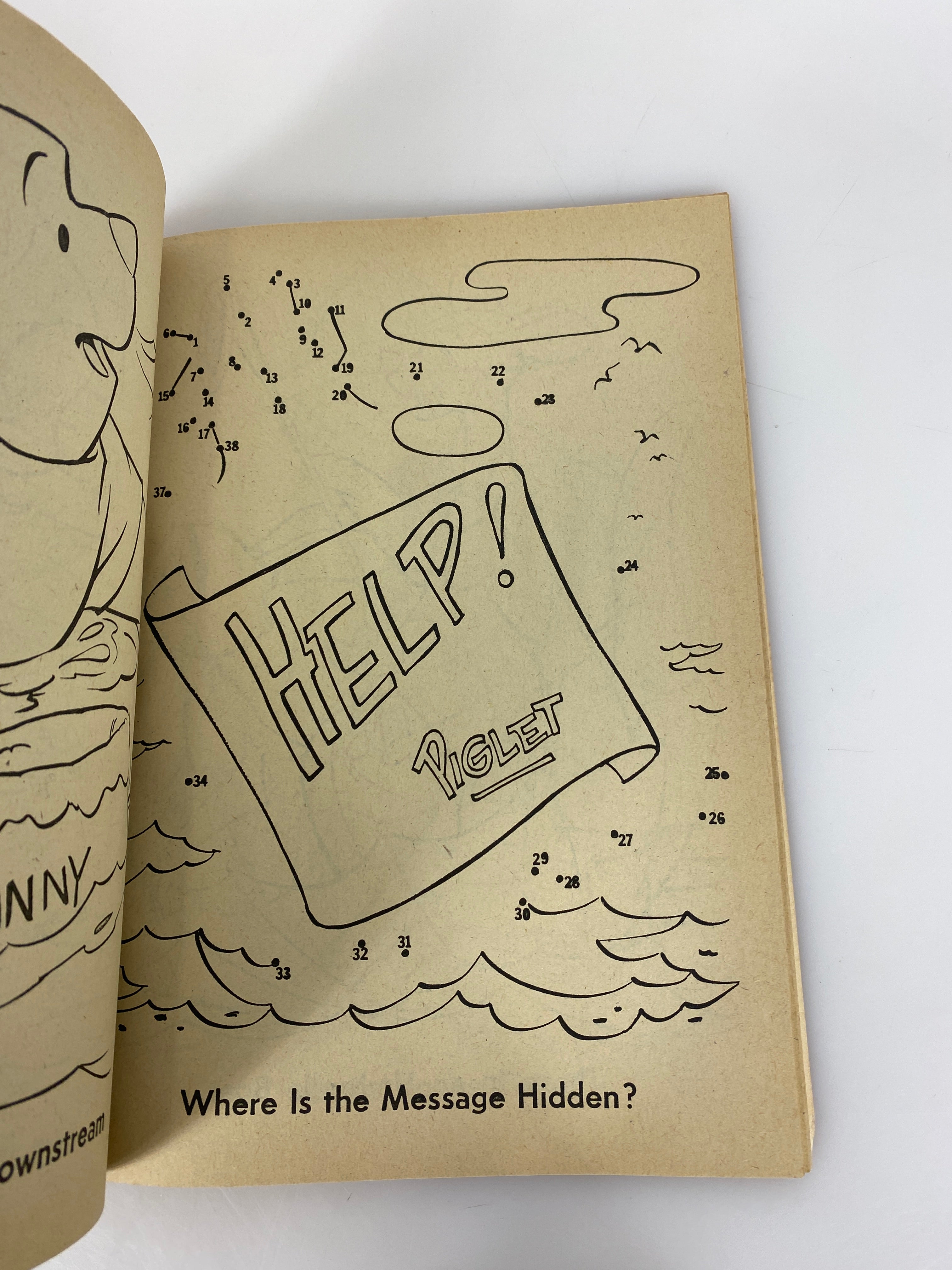 Winnie the Pooh Coloring Book Whitman SC 1965