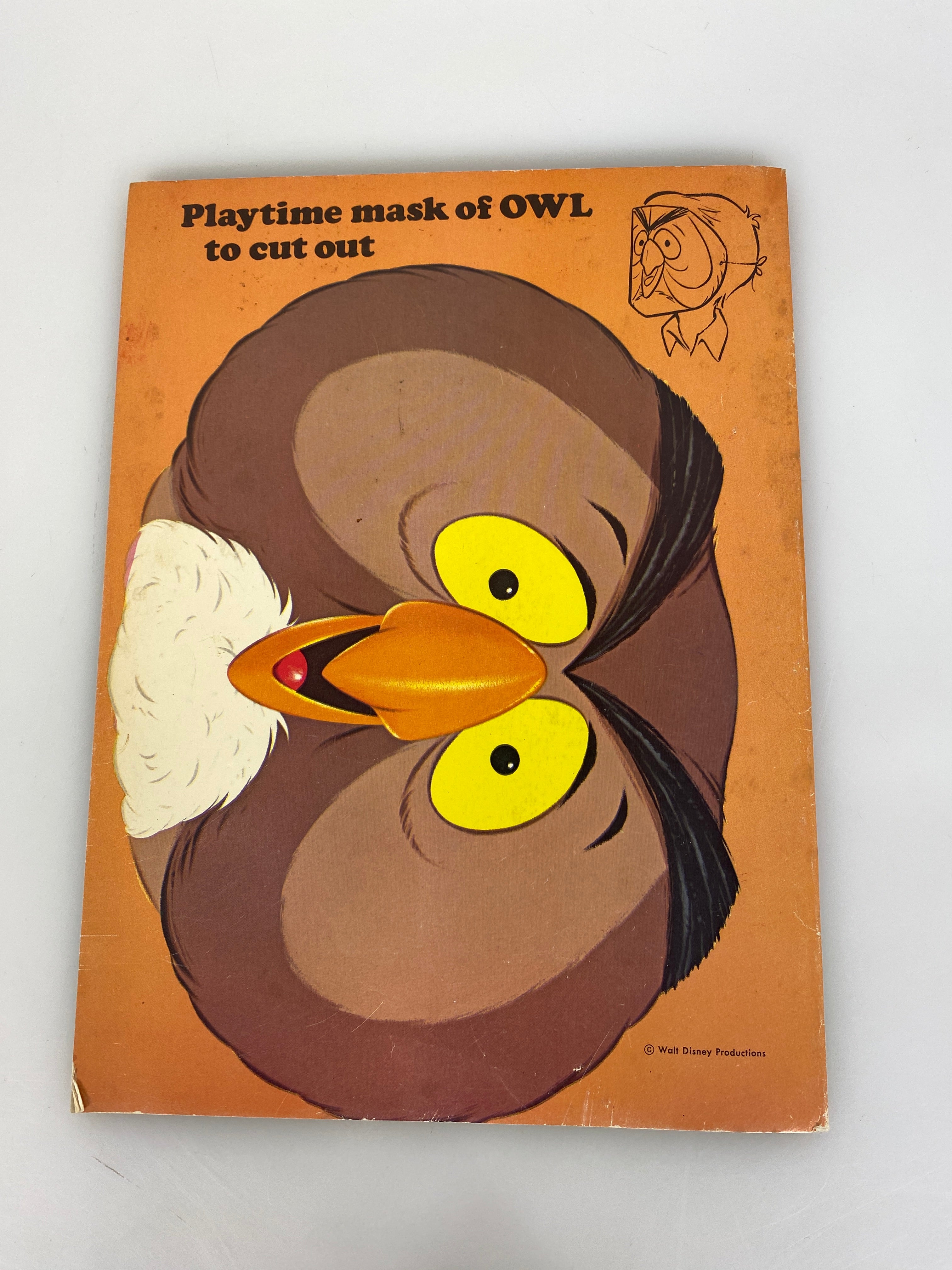 Winnie the Pooh Coloring Book Whitman SC 1965