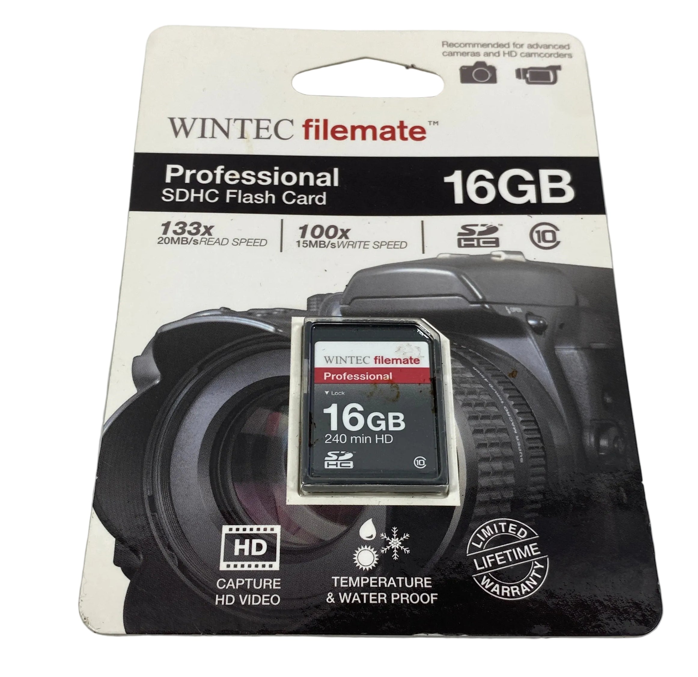 Wintec Filemate Professional 16GB SDHC Flash Card *New*