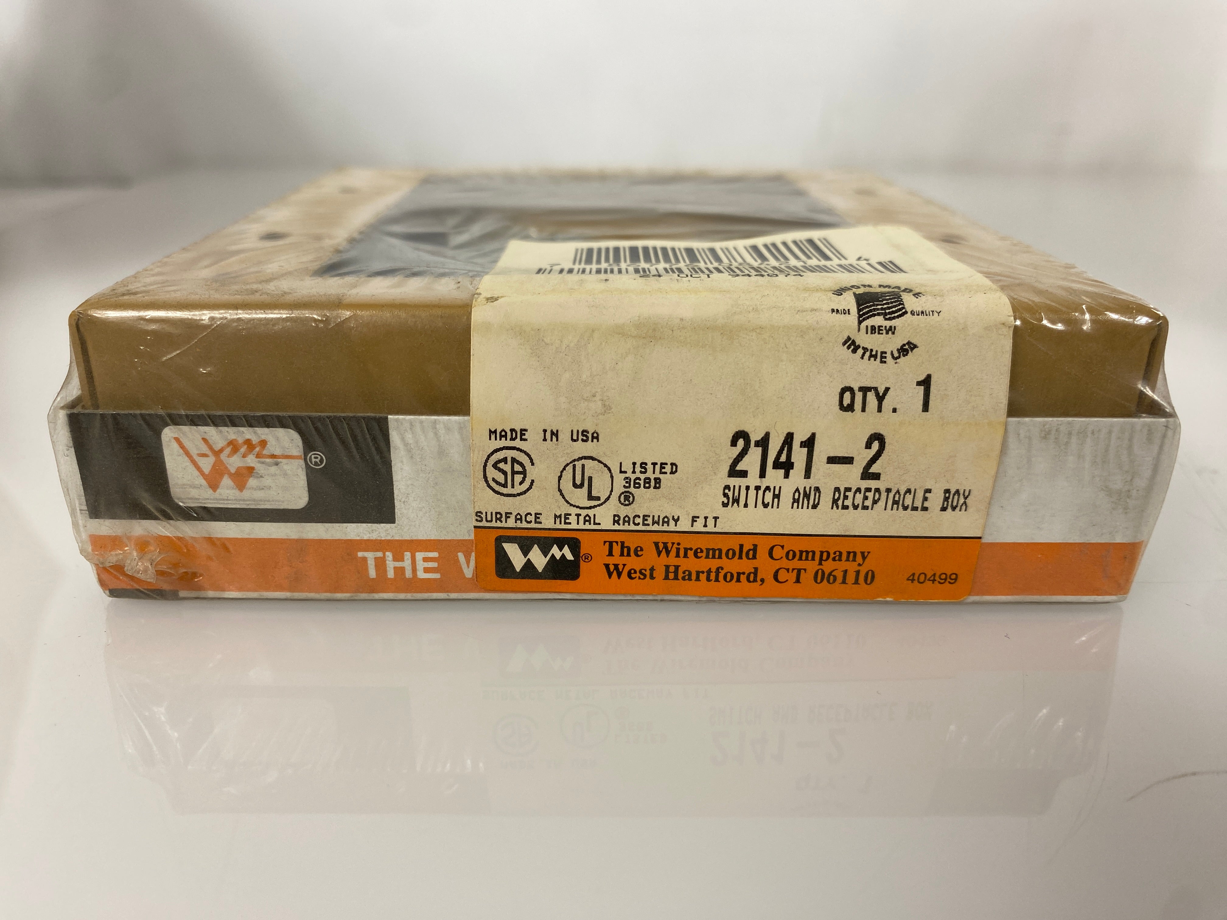 Wiremold Switch and Receptacle Box V2141.2 Pack of 13