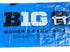 Women's Big Ten Gymnastics Championships 2024 School Logo Banner