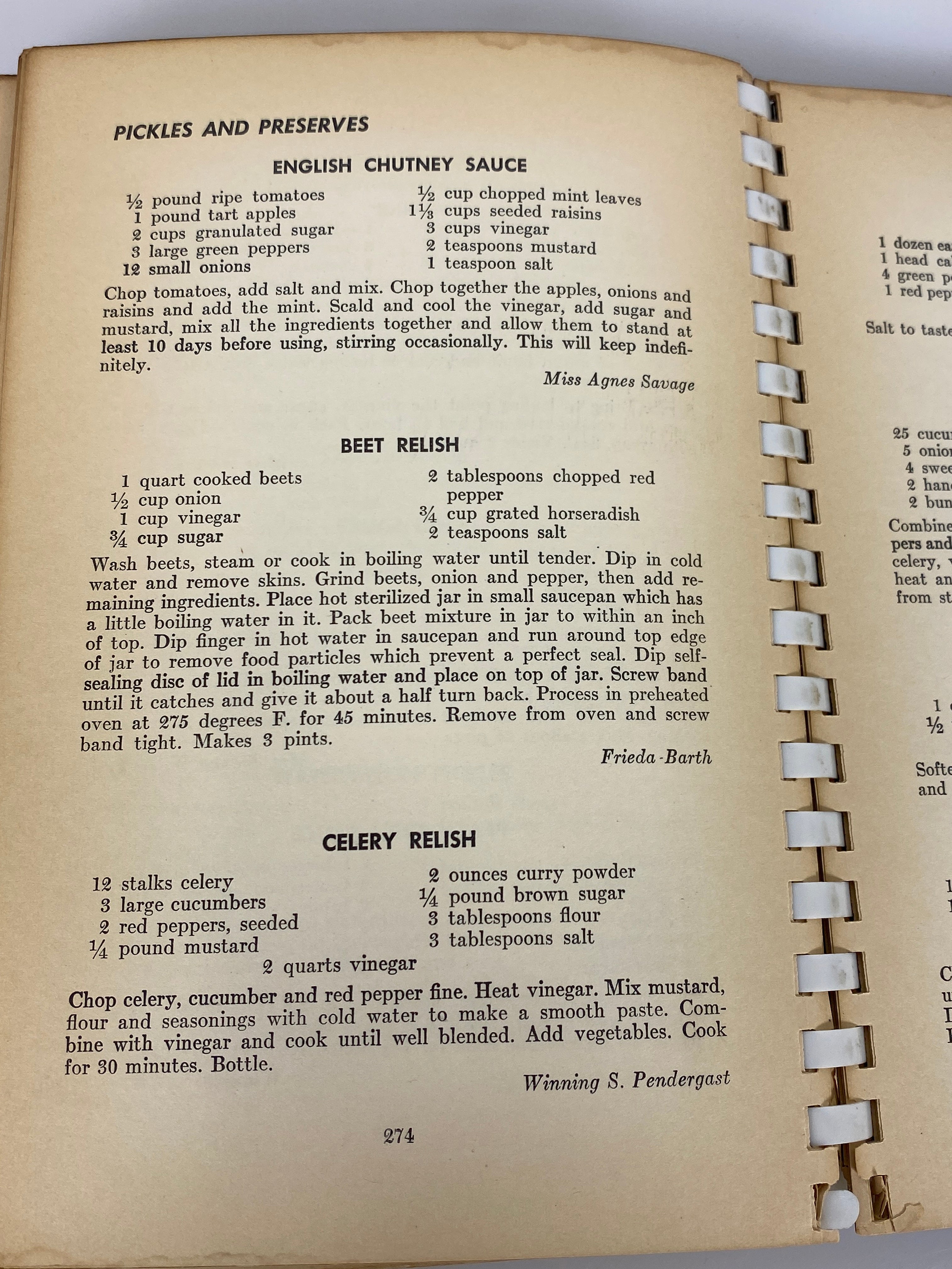Women's City Club of Detroit Recipe Book 1947 2nd Edition Spiral Bound