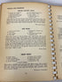 Women's City Club of Detroit Recipe Book 1947 2nd Edition Spiral Bound