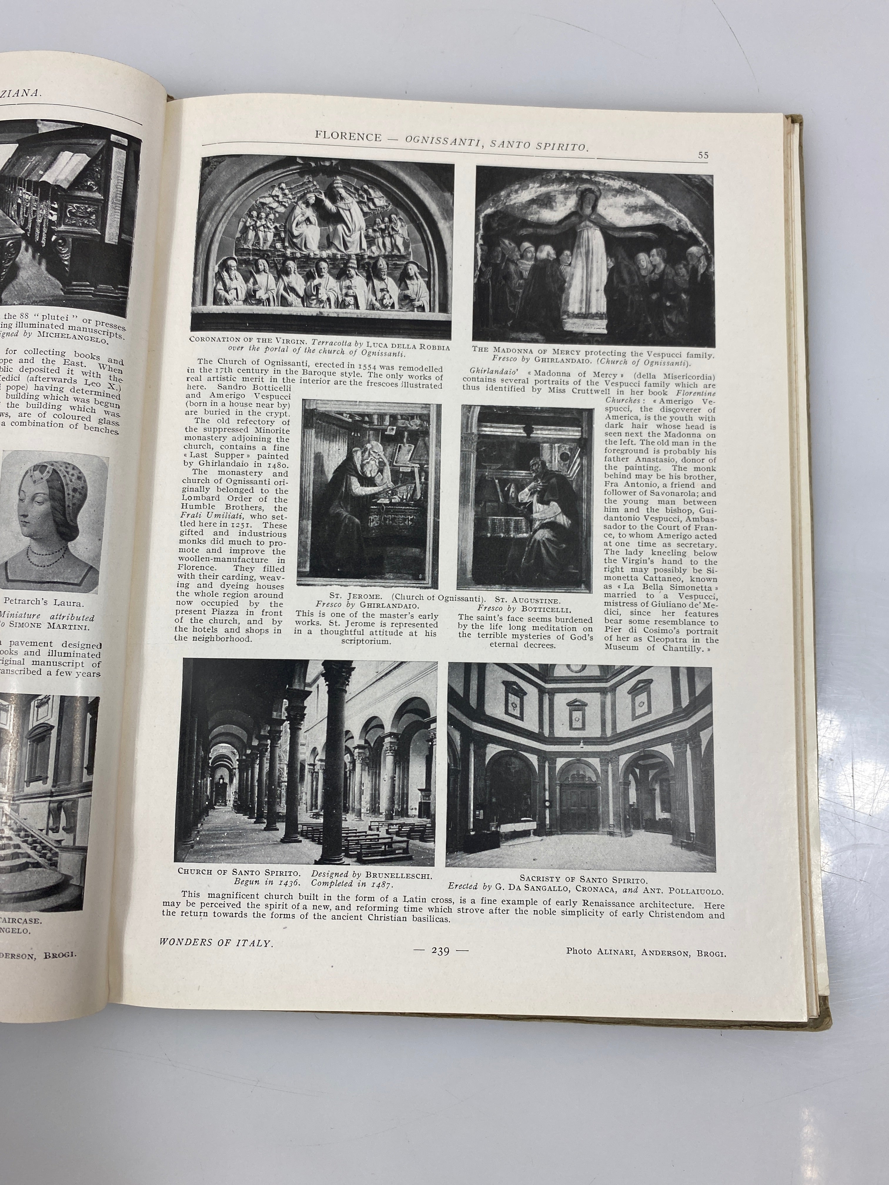 Wonders of Italy Florence 6th Edition 1930 SC